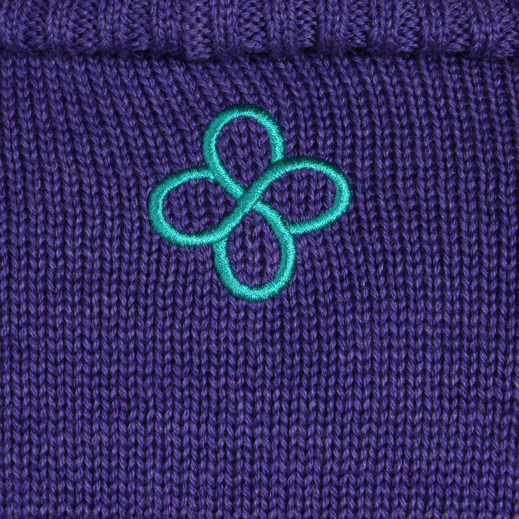 Pull Col Montant Chakra Coronal en Laine Mérinos