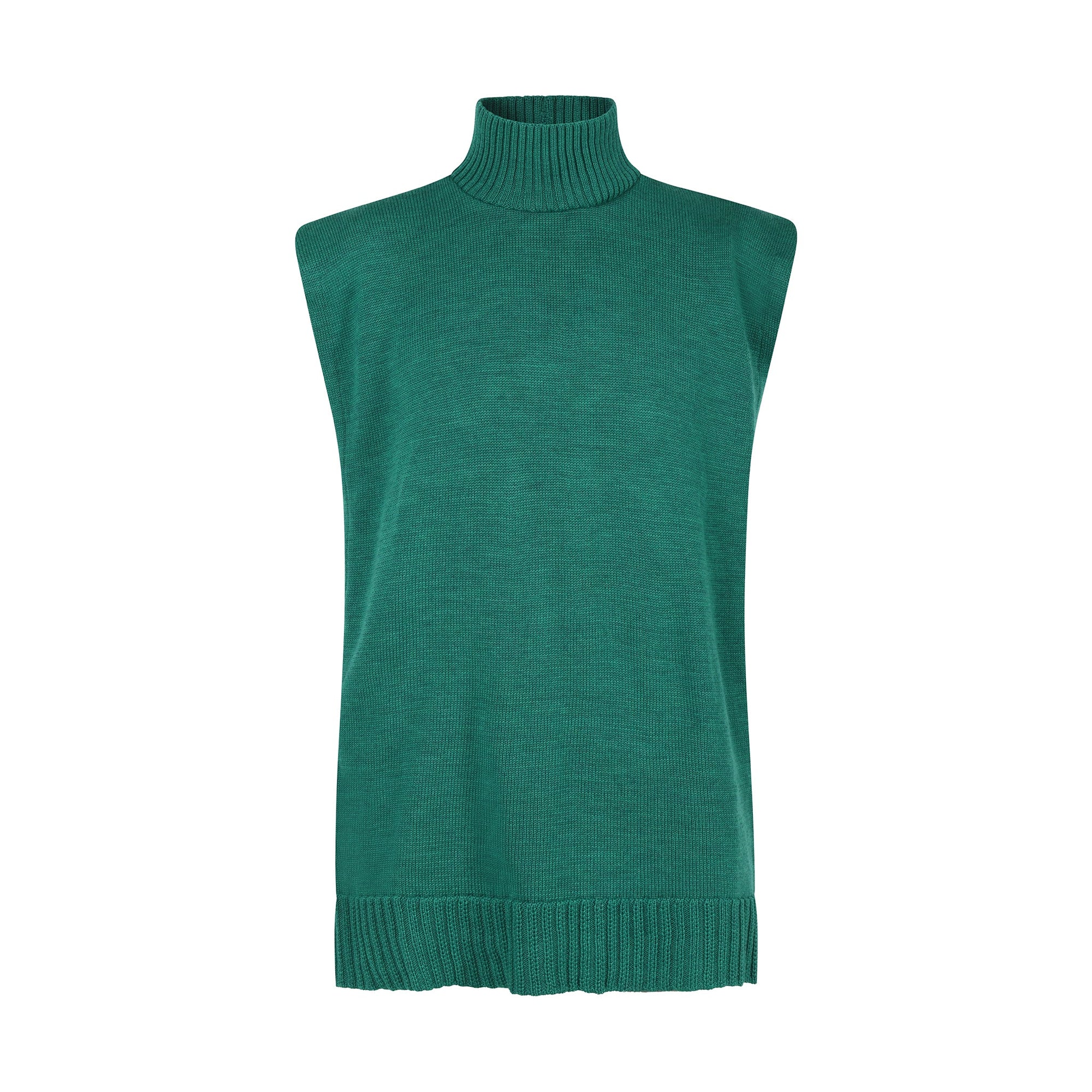 Pull Chasuble Sans Manches Unisex Chakra du Coeur en Laine Mérinos