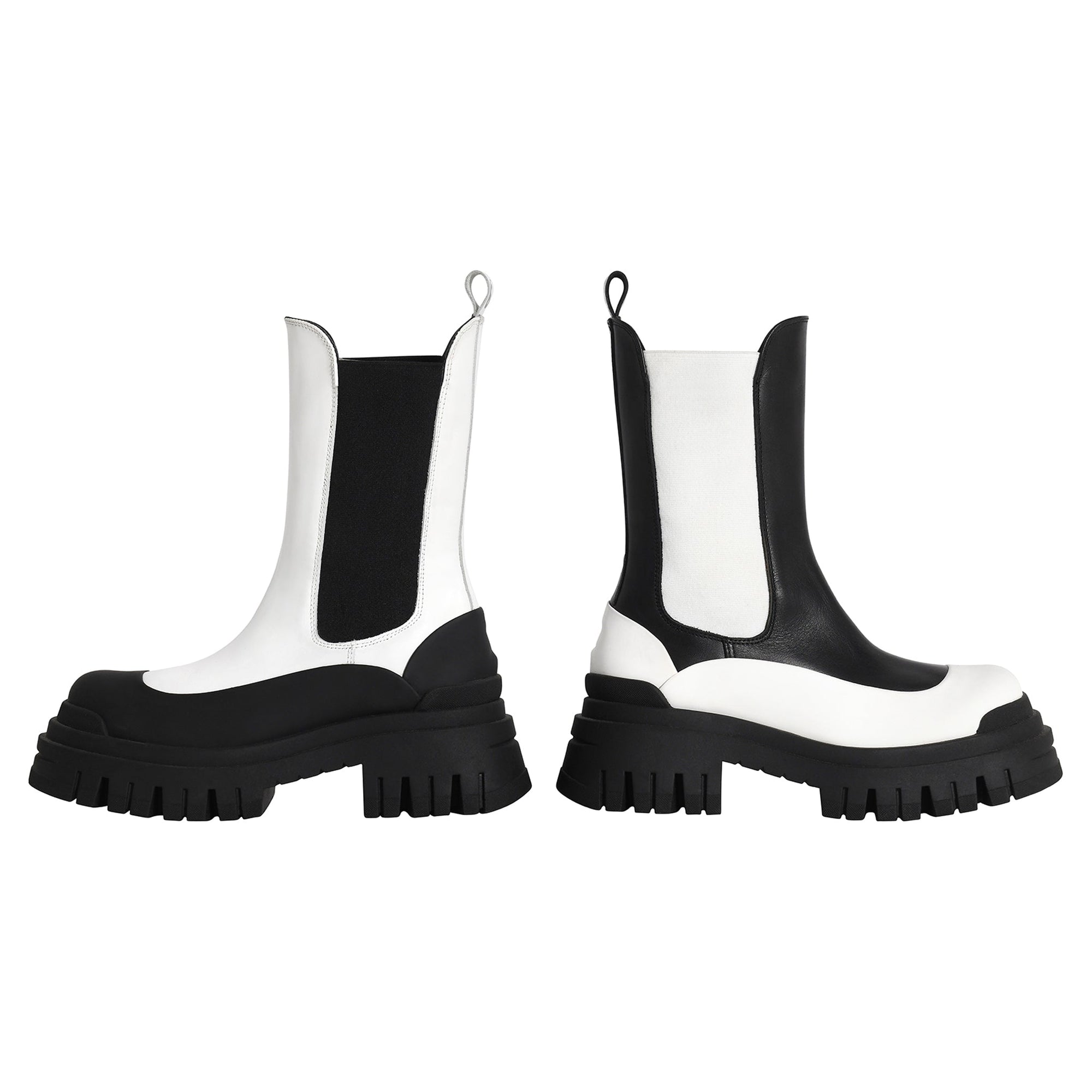 Boots Chelsea Yin & Yang en Cuir