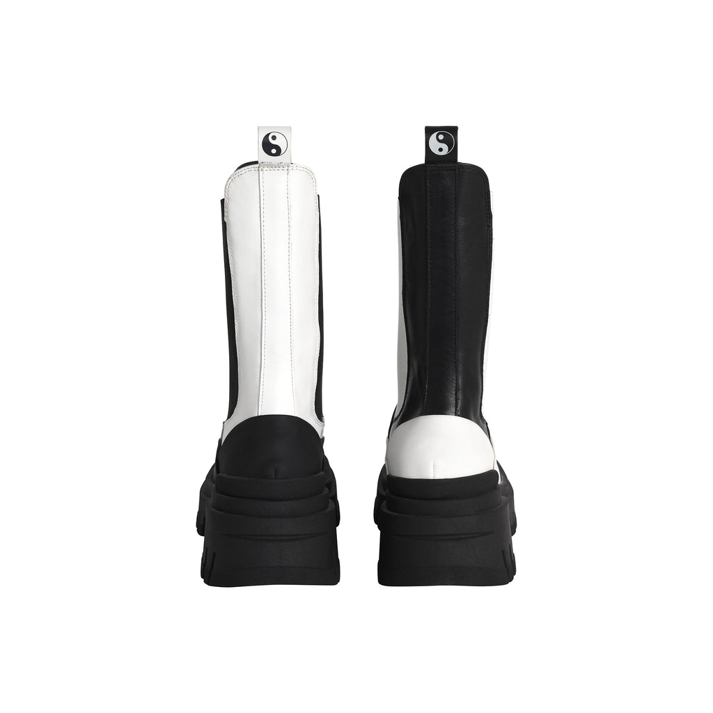 Boots Chelsea Yin & Yang en Cuir