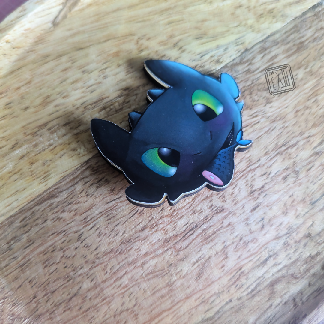 Pins artisanal dragon