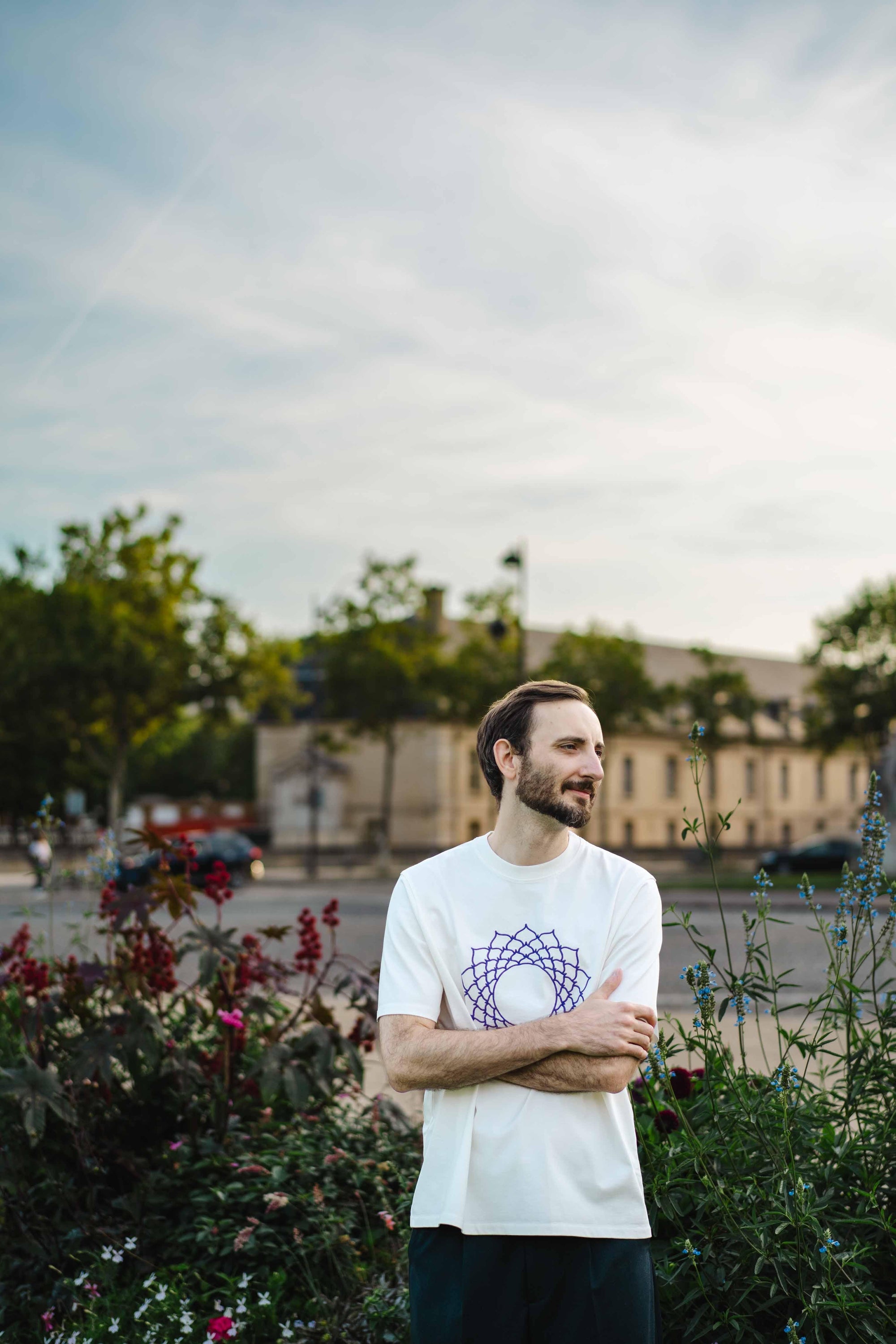 Tee-shirt Unisex Chakra Coronal en Coton Bio - Divine Harmonie