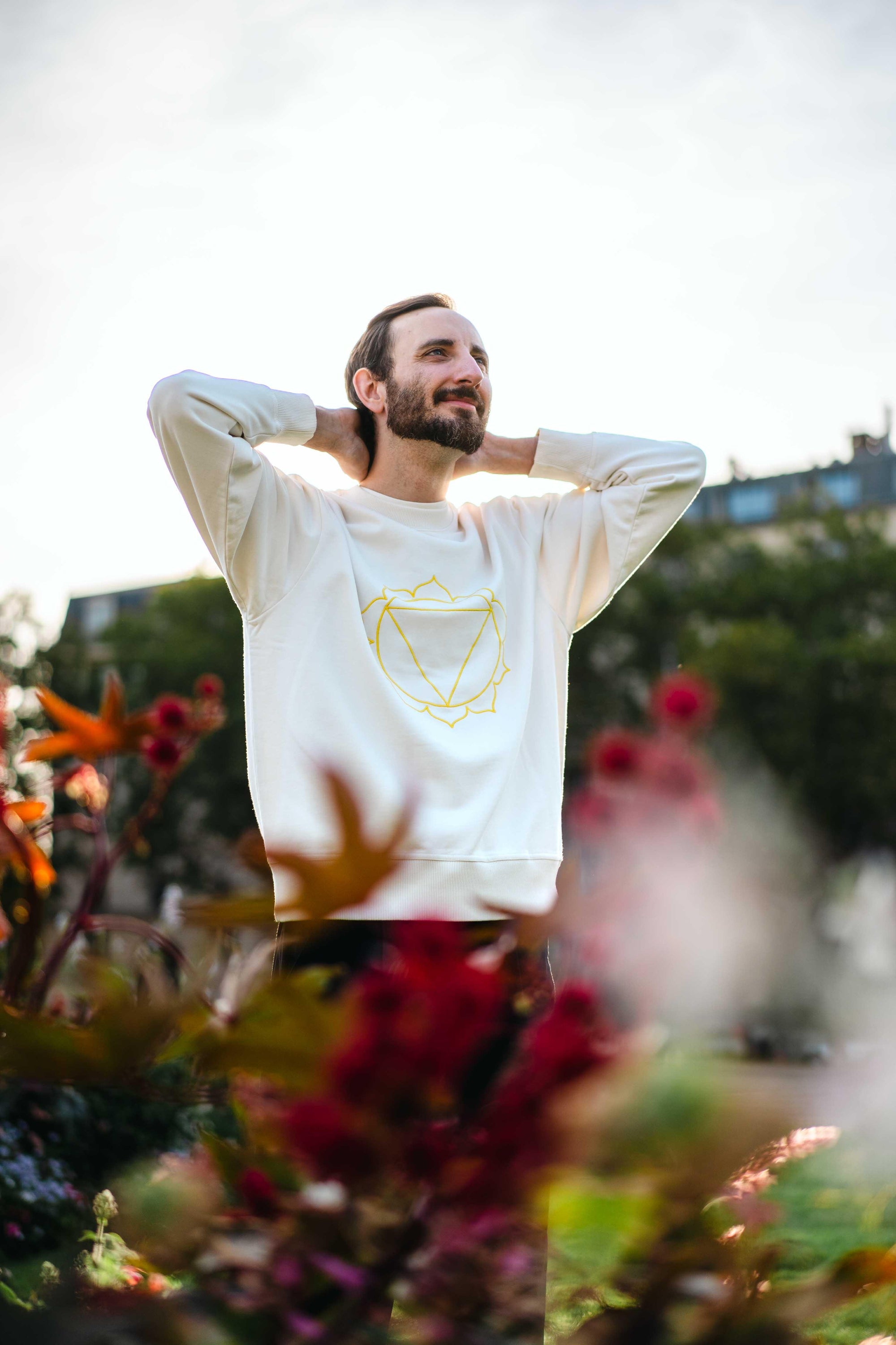 Sweat Unisex Chakra du Plexus Solaire en Coton Bio - Divine Harmonie