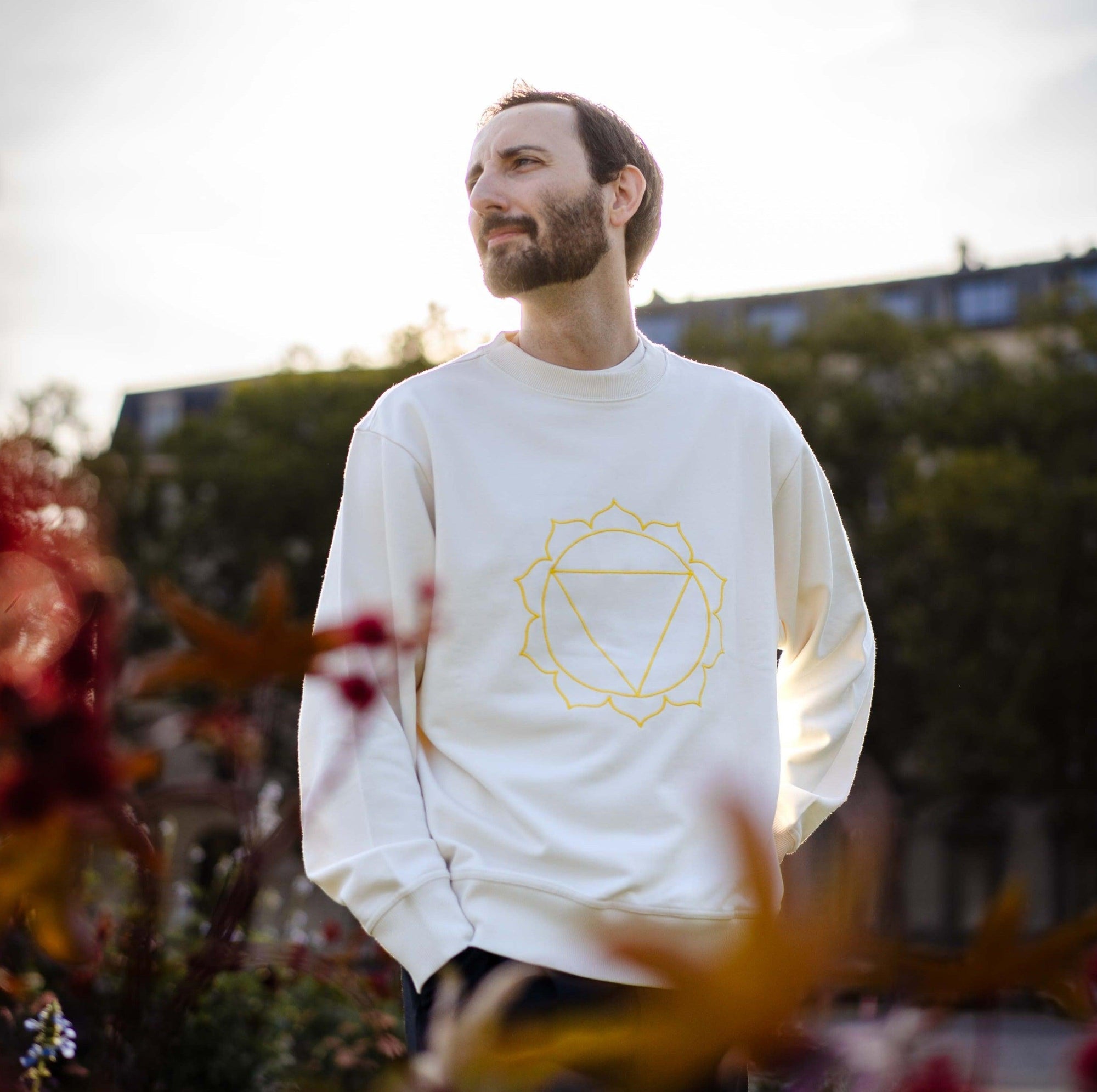 Sweat Unisex Chakra du Plexus Solaire en Coton Bio - Divine Harmonie
