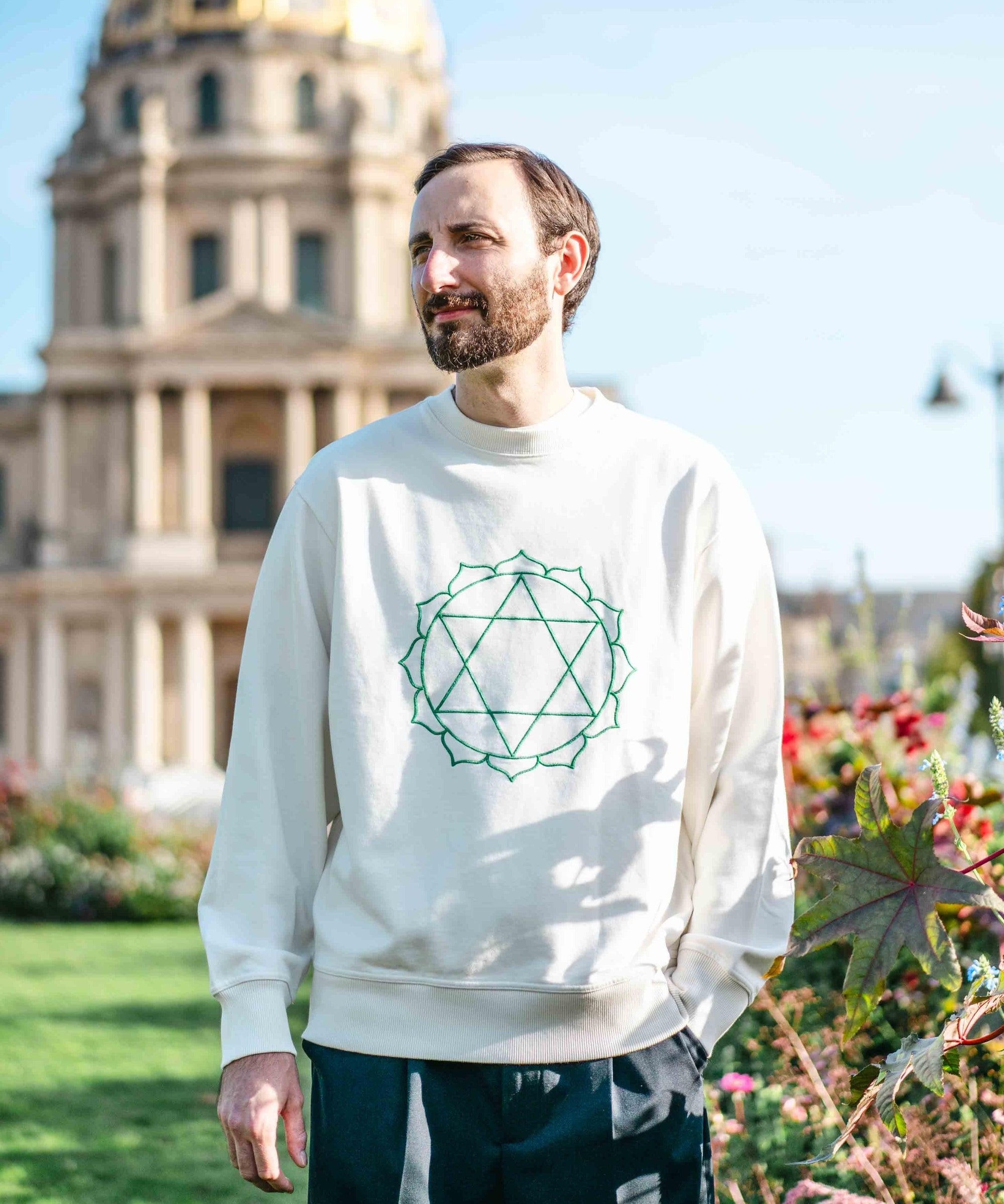 Sweat Unisex Chakra du Coeur en Coton Bio - Divine Harmonie