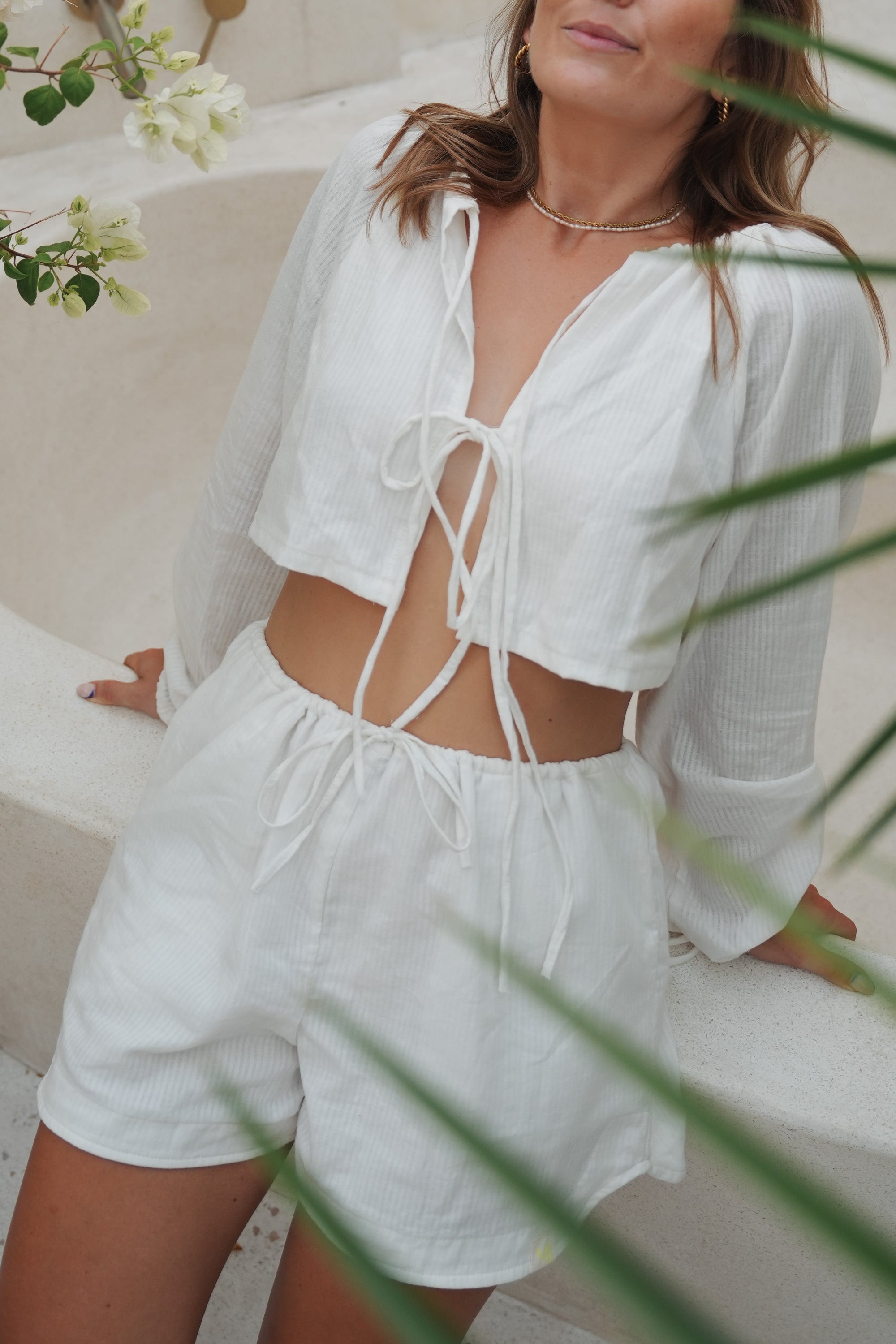 BLOUSE RAYÉE BLANCHE ~ GARIS