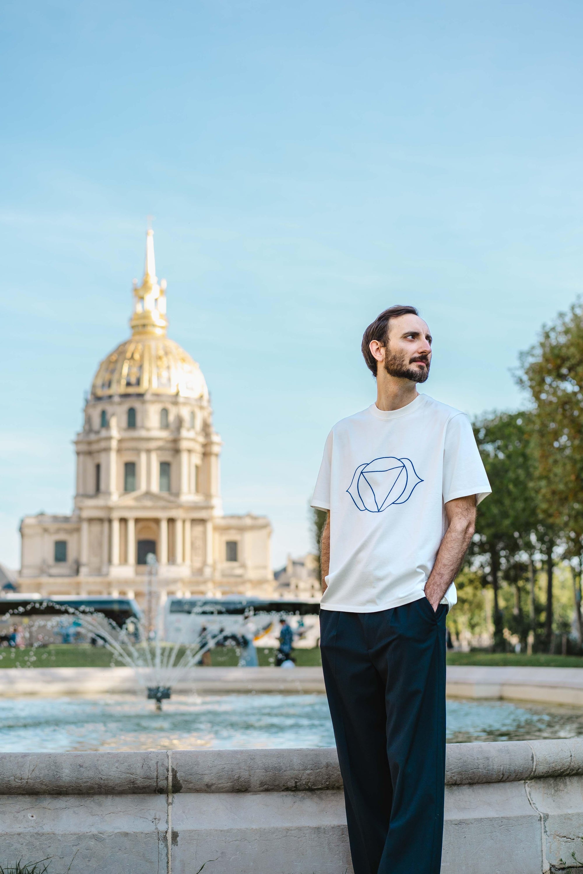 Tee-shirt Unisex Chakra du 3ème Oeil en Coton Bio - Divine Harmonie