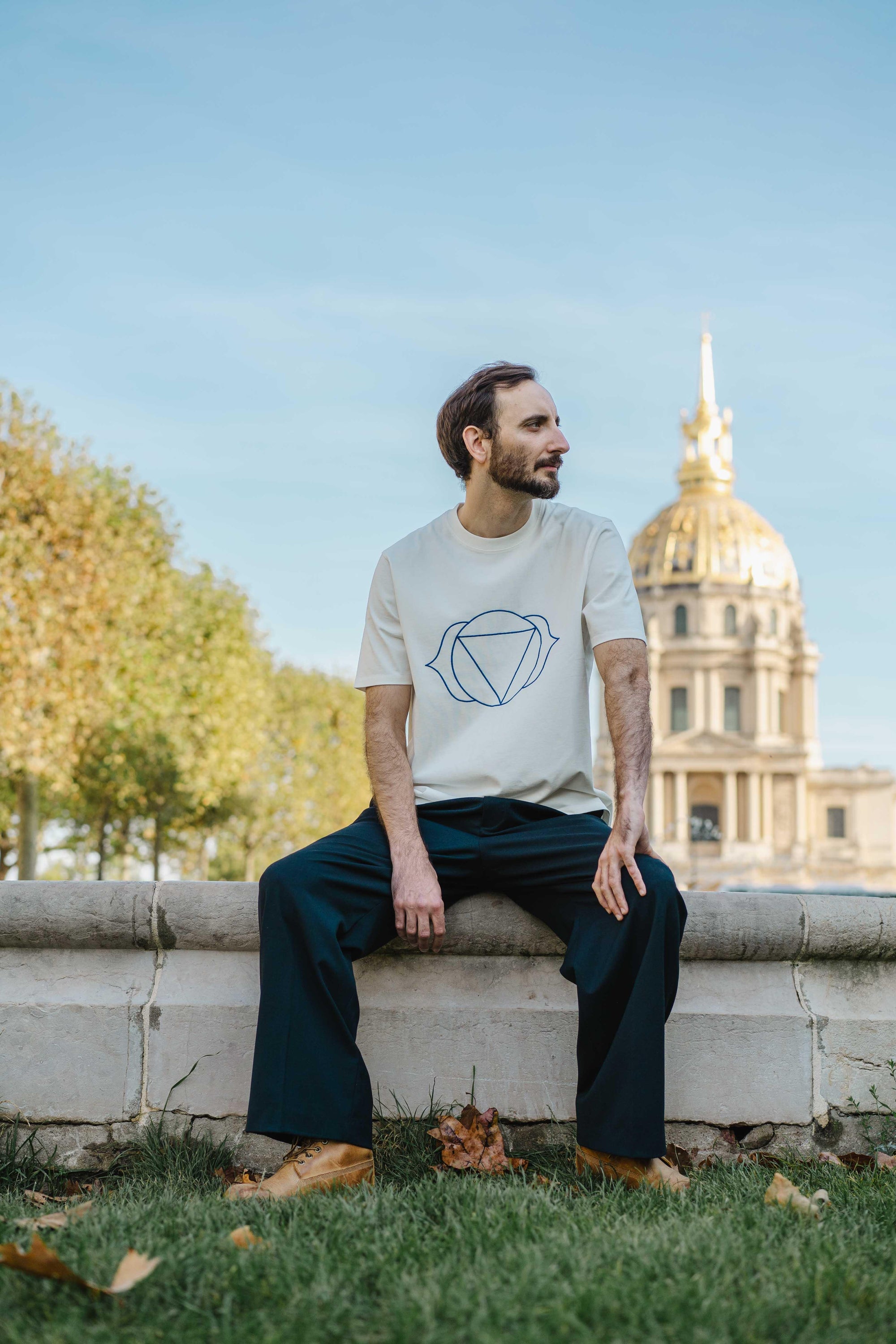 Tee-shirt Unisex Chakra du 3ème Oeil en Coton Bio - Divine Harmonie