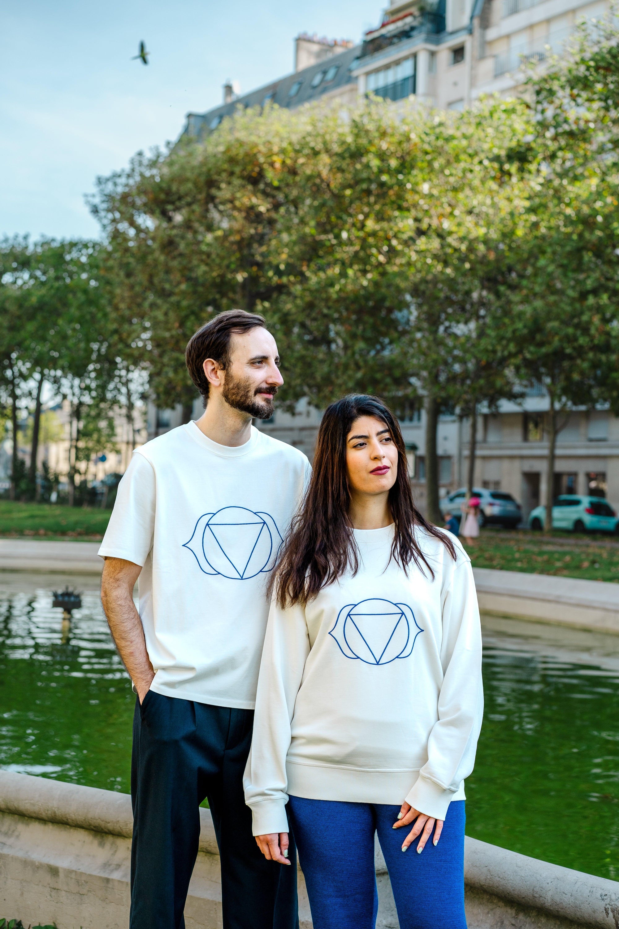 Tee-shirt Unisex Chakra du 3ème Oeil en Coton Bio - Divine Harmonie
