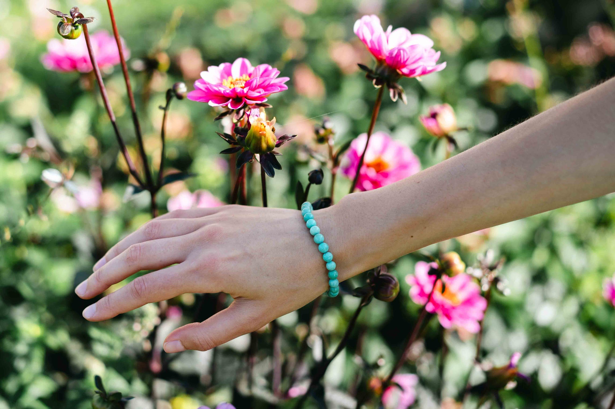 Bracelet Chakra de la Gorge en Turquoise - Divine Harmonie