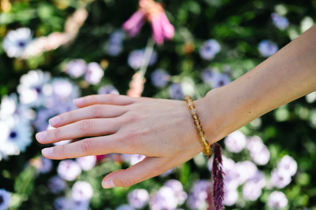 Bracelet Chakra du Plexus Solaire en Citrine - Divine Harmonie