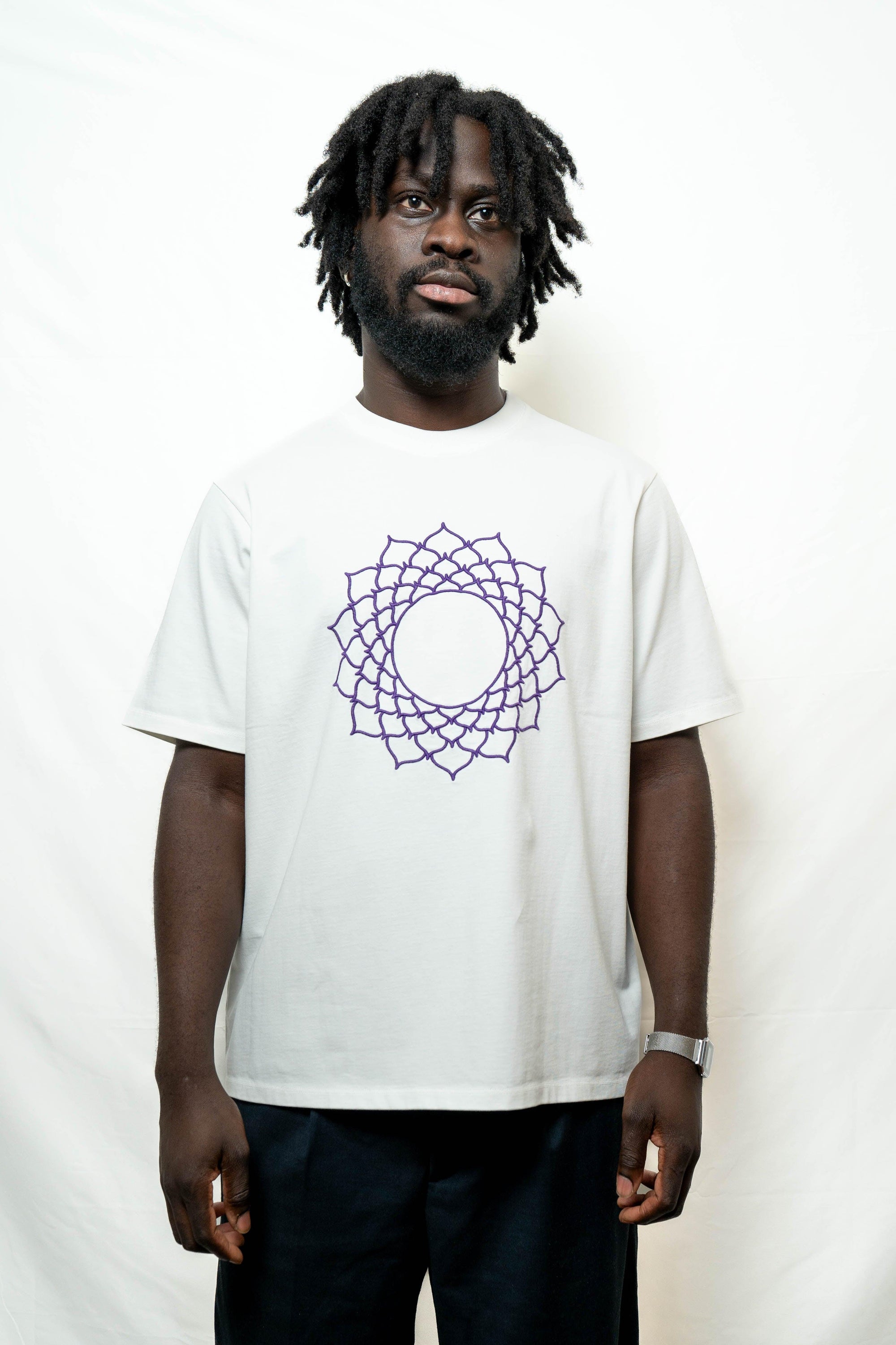 Tee-shirt Unisex Chakra Coronal en Coton Bio - Divine Harmonie