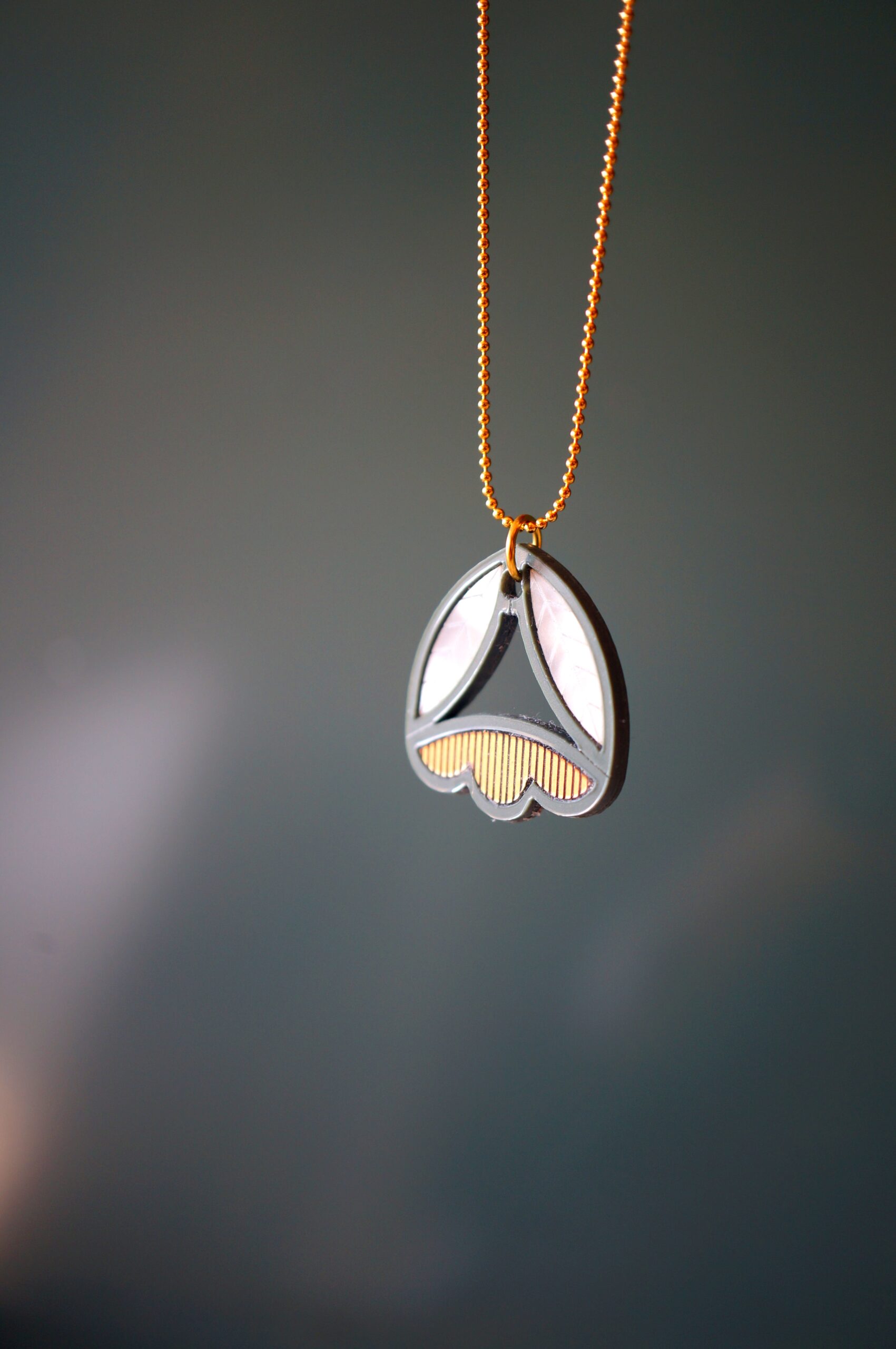 Collier fleur en plexiglas - Sarü - vert