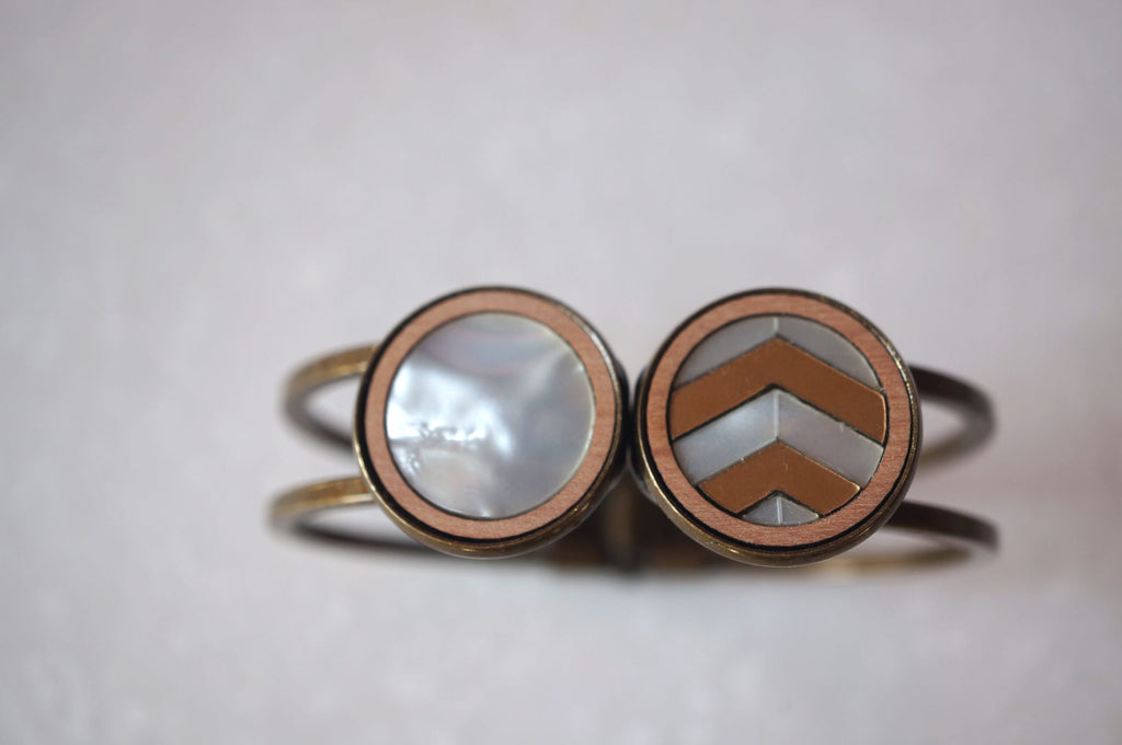 Bracelet manchette géométrique - Cimba