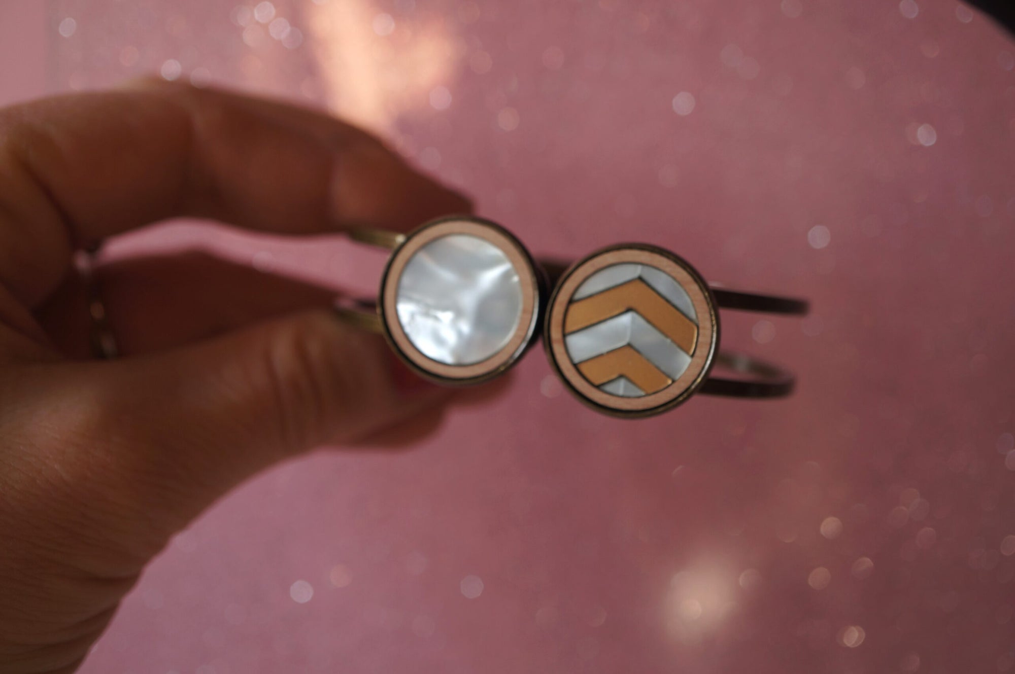 Bracelet manchette géométrique - Cimba