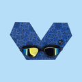 Bandana Bleu - Lunettes de piscine Adulte