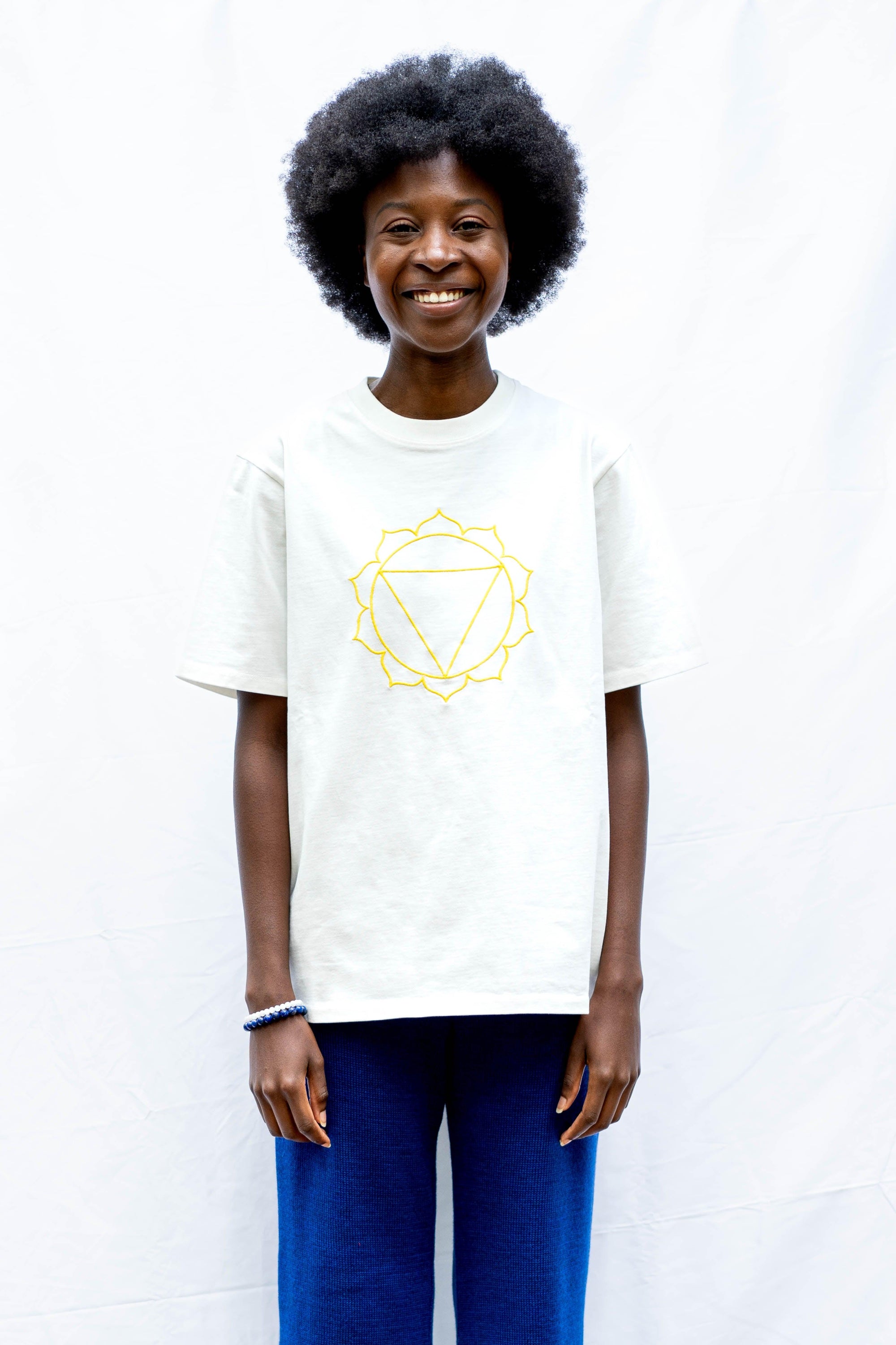 Tee-shirt Unisex Chakra du Plexus Solaire en Coton Bio - Divine Harmonie