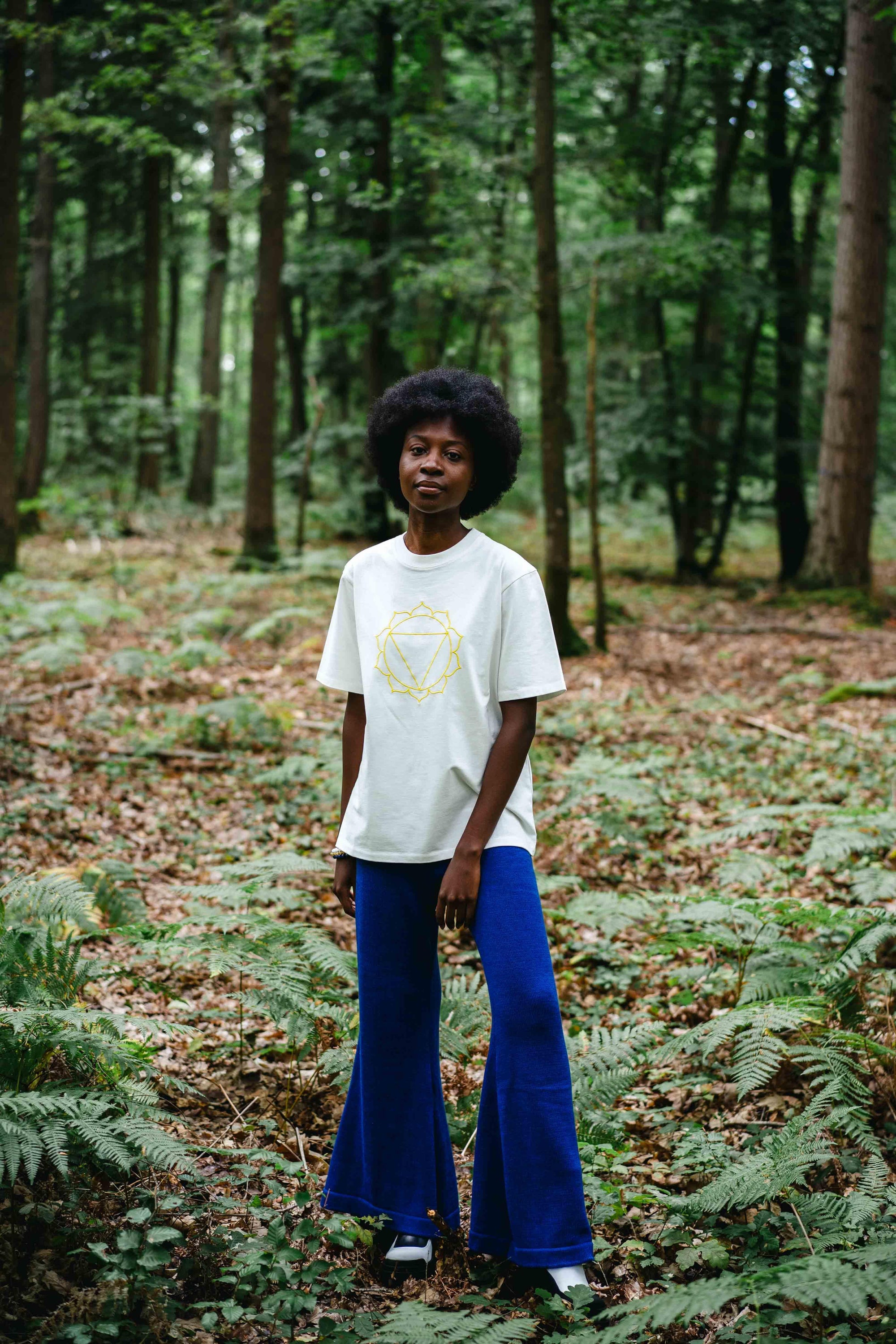 Tee-shirt Unisex Chakra du Plexus Solaire en Coton Bio - Divine Harmonie