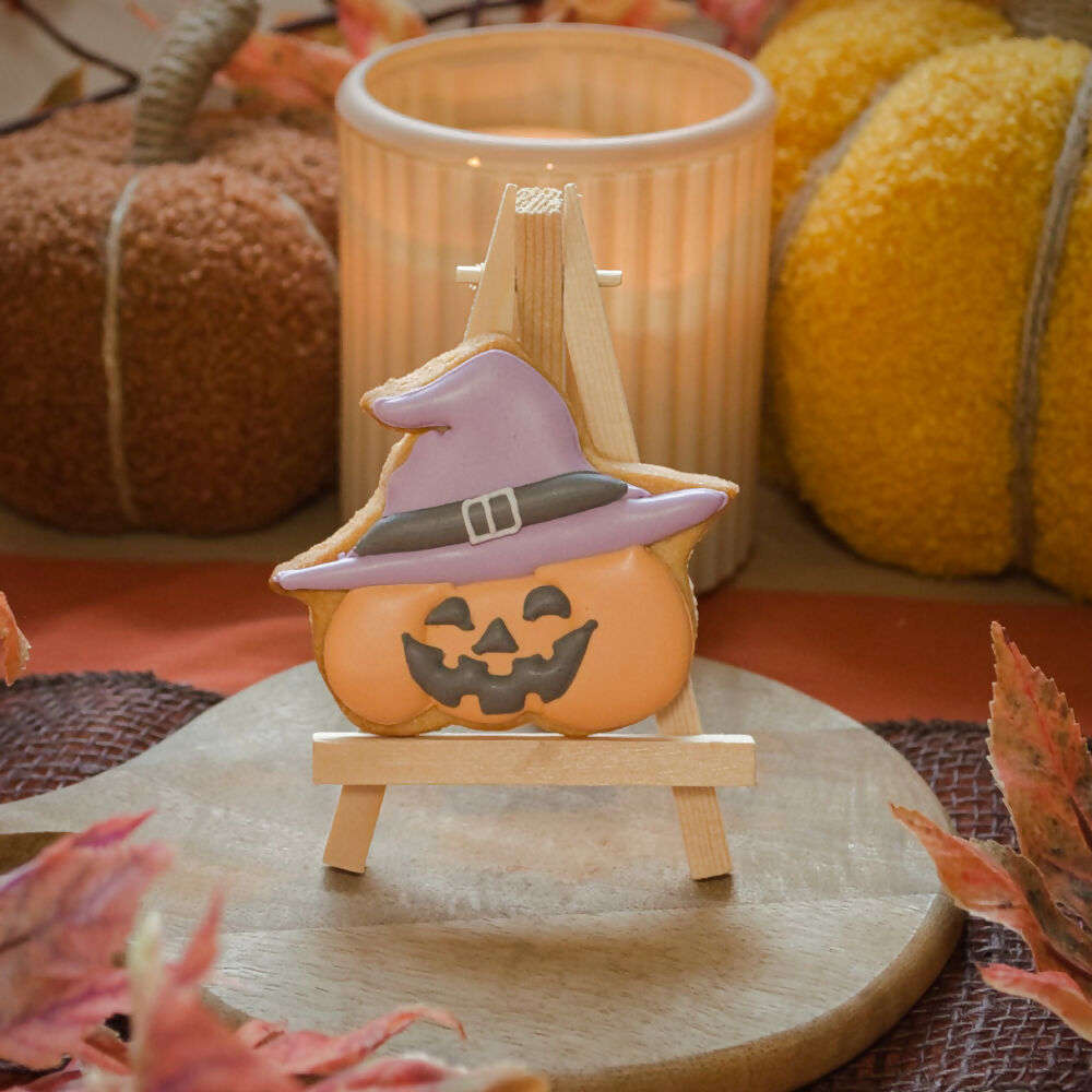 Sorcière citrouille - Biscuit décoré