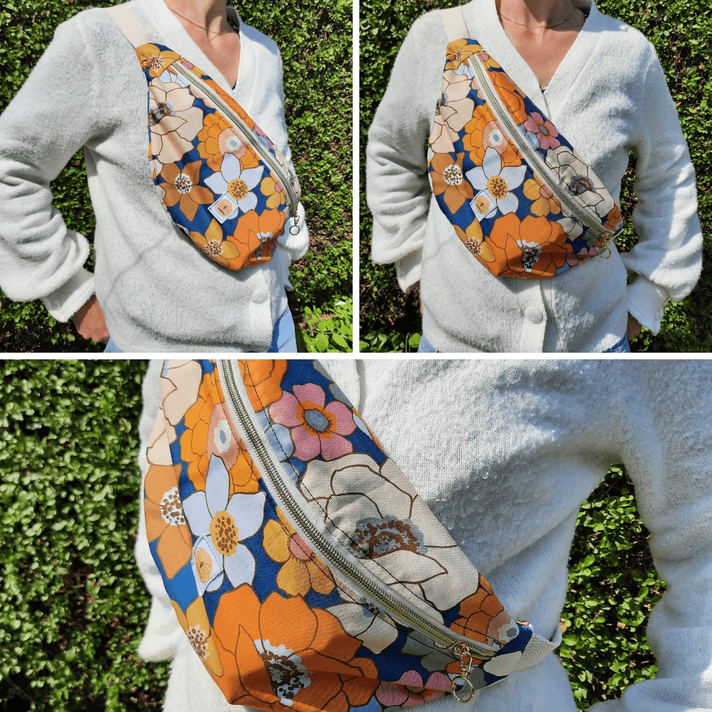 Sac banane "esprit vintage" Taille XL