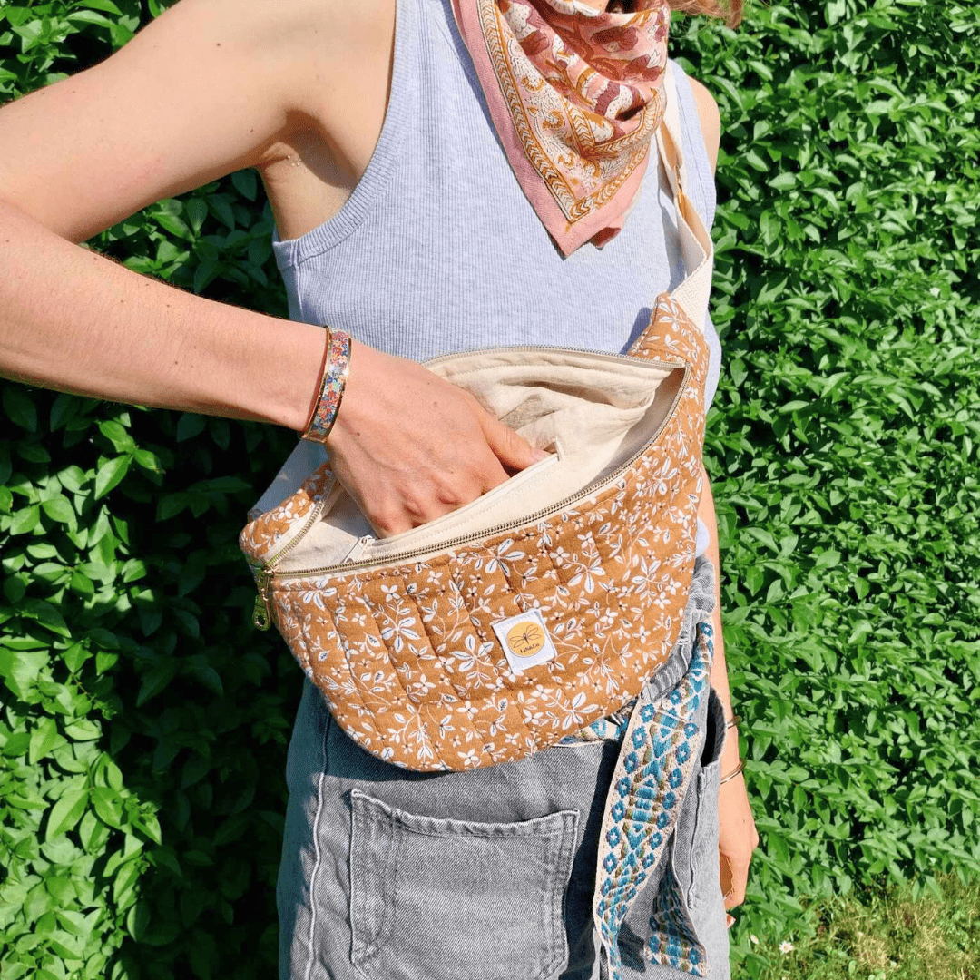 Sac banane matelassé femme