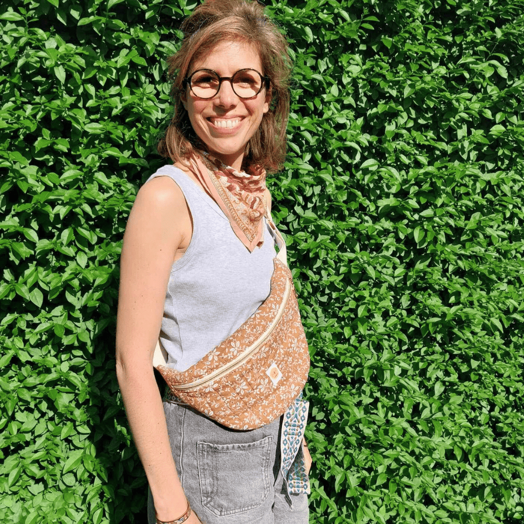 Sac banane matelassé femme