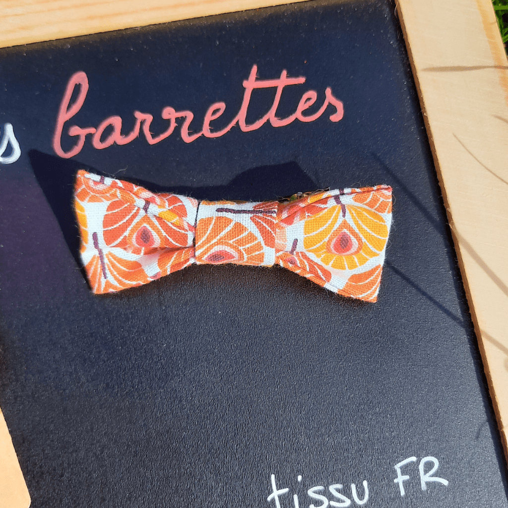 Barrettes cheveux petit noeud