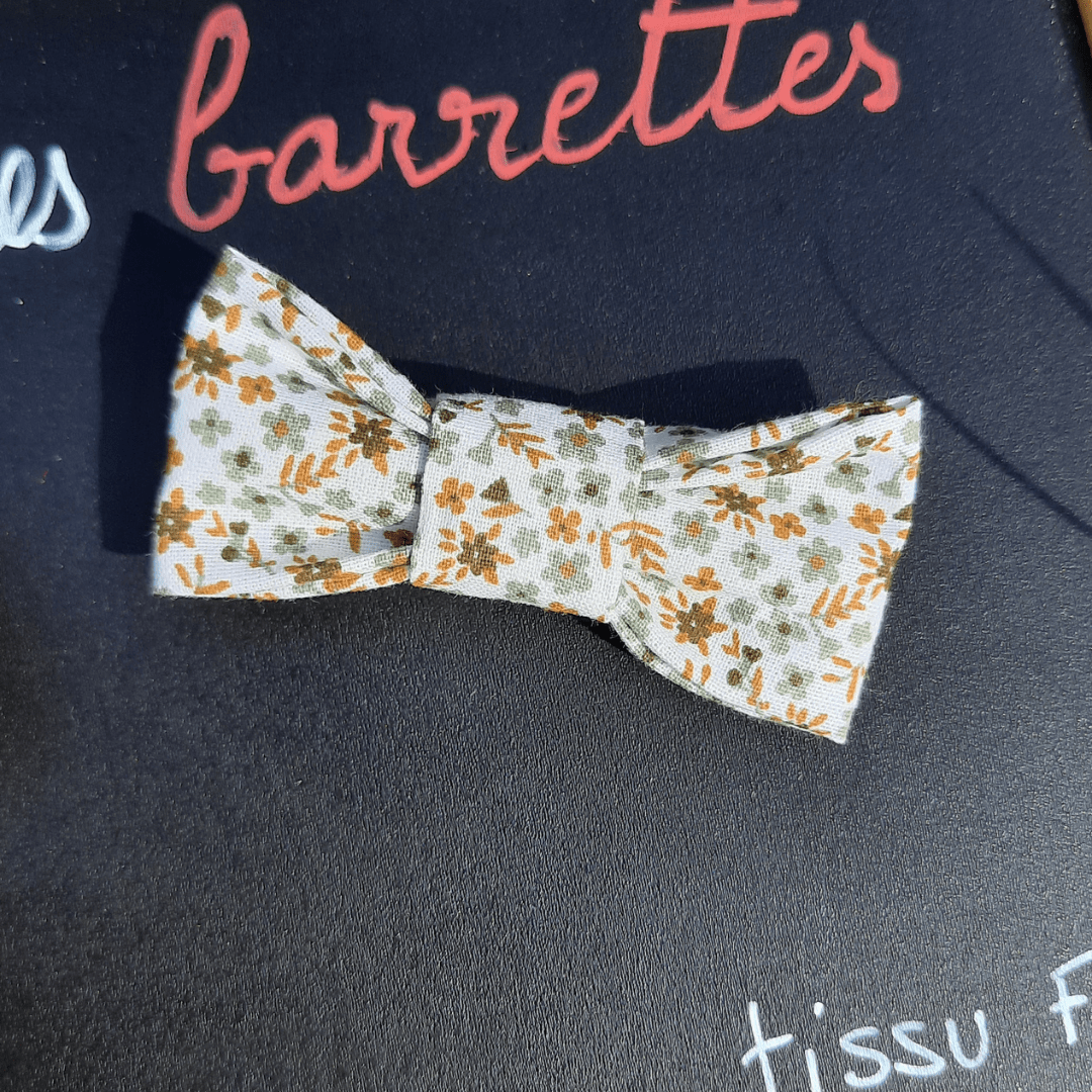 Barrettes cheveux petit noeud