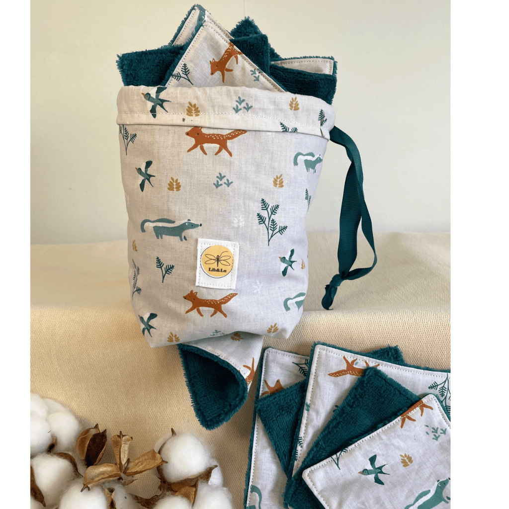Pochon distributeur de 12 lingettes Thème enfant
