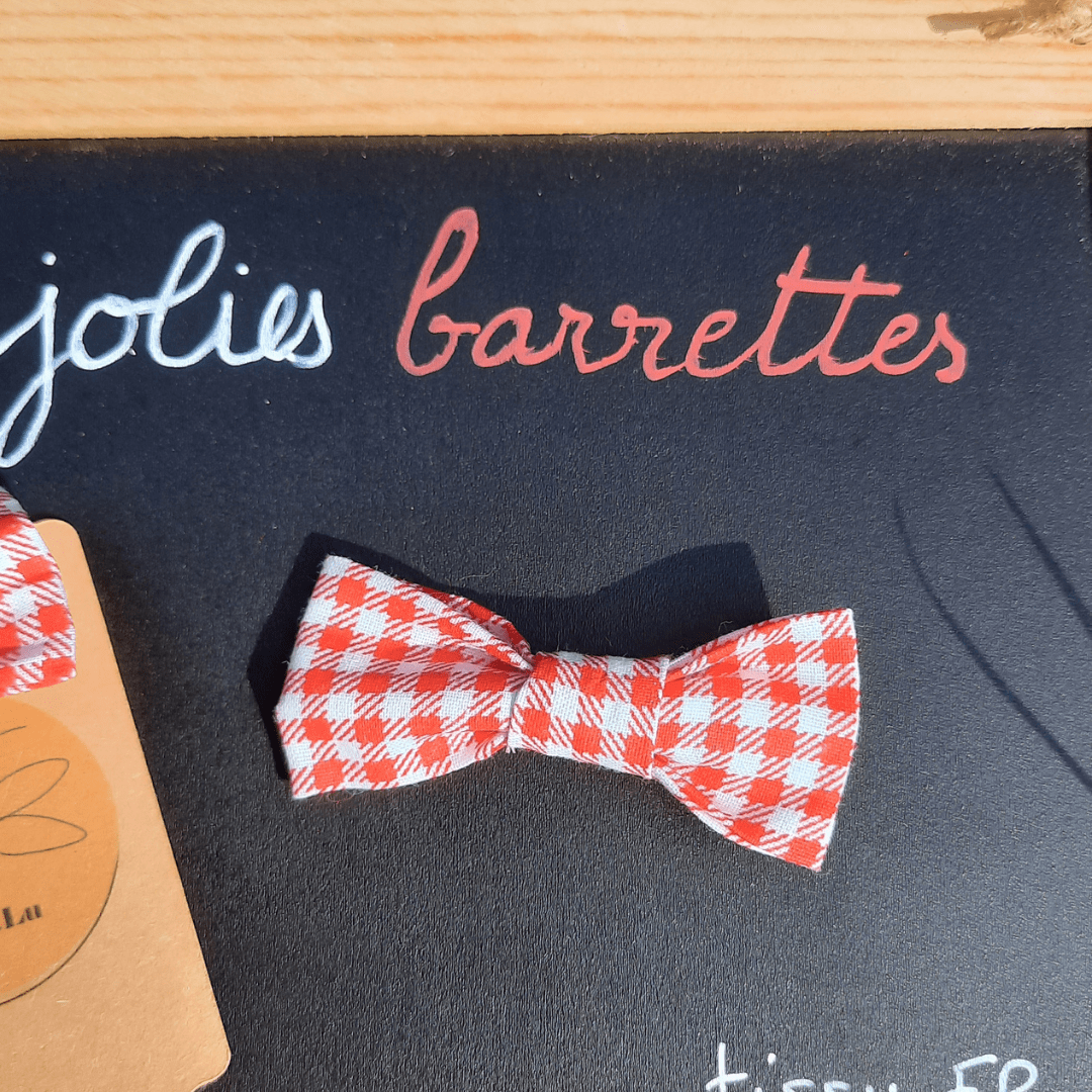 Barrettes cheveux petit noeud