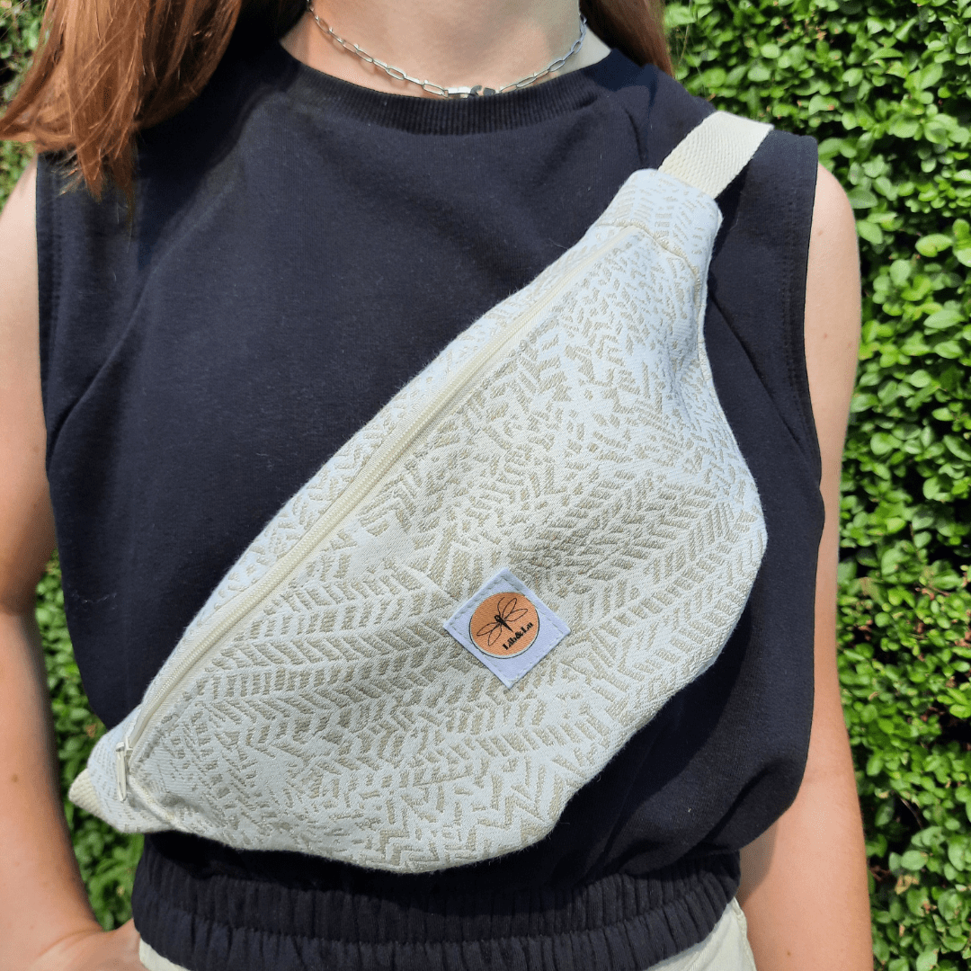 Petit sac banane tissu/lin