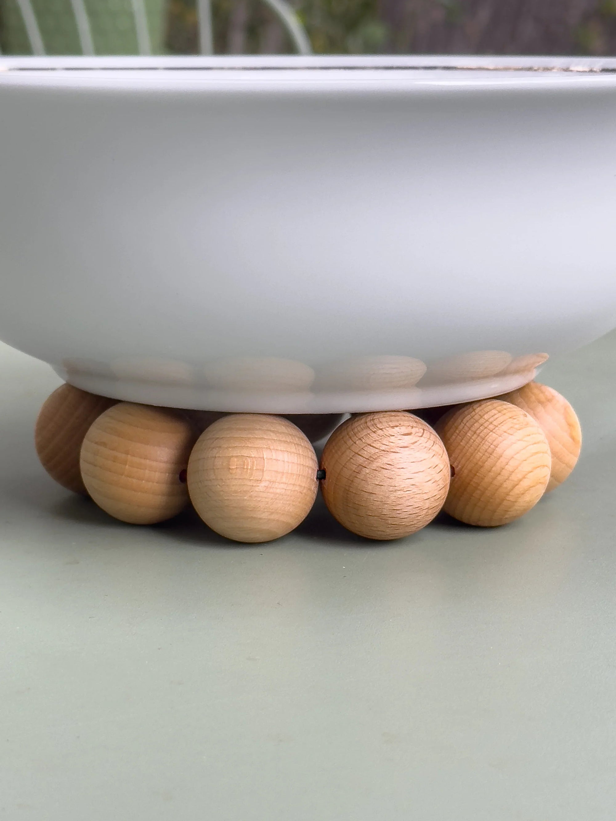 Dessous de plat en bille de hêtre massif 