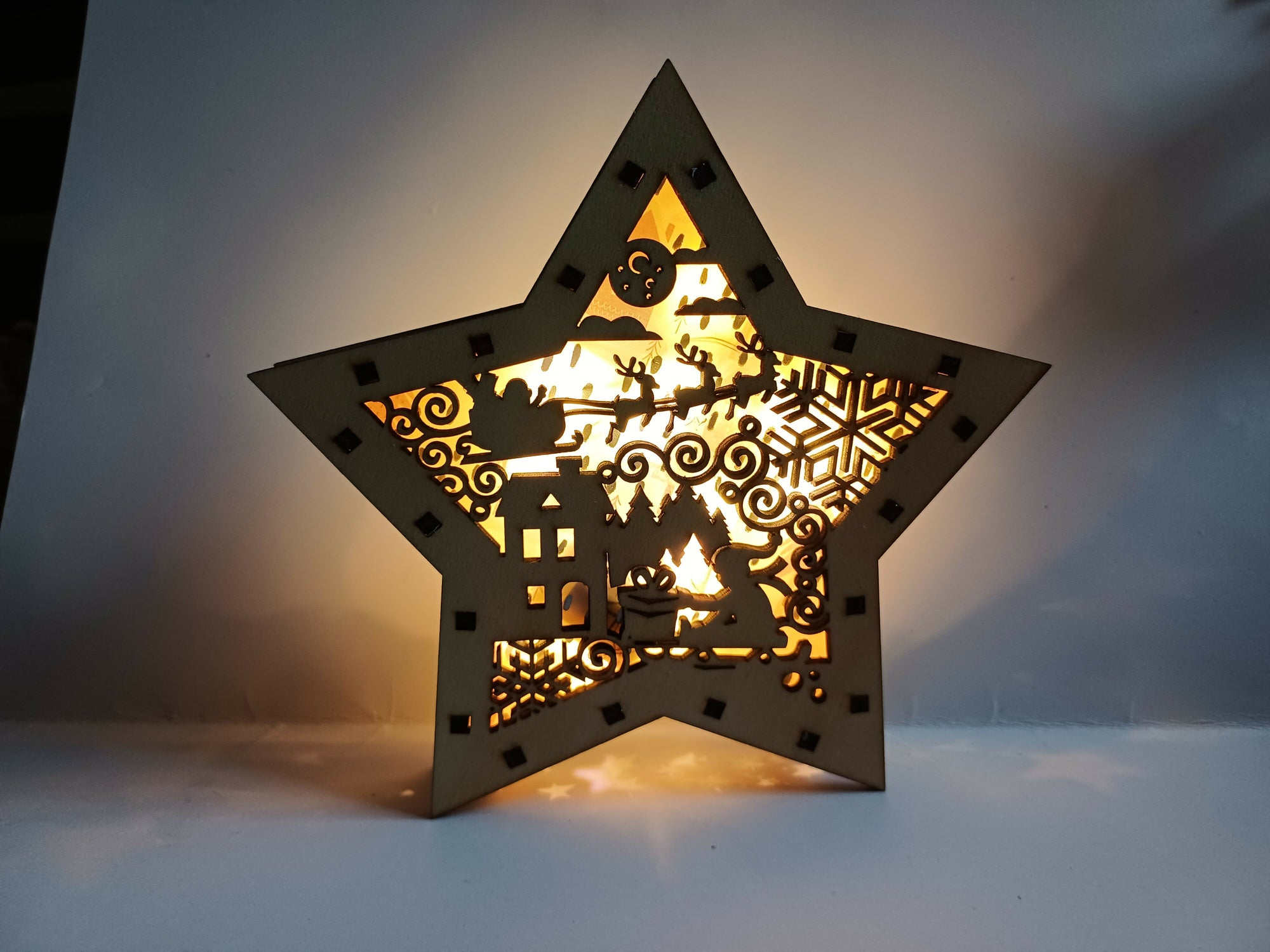 Etoile Noel illuminée 4