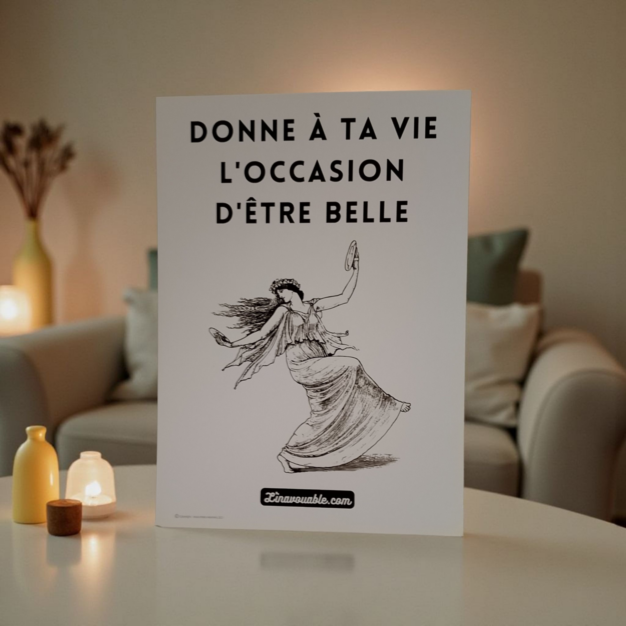 CARTE POSTALE "DONNE À TA VIE..."