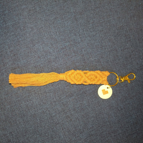 ORI034 Long origami bag charm or key ring