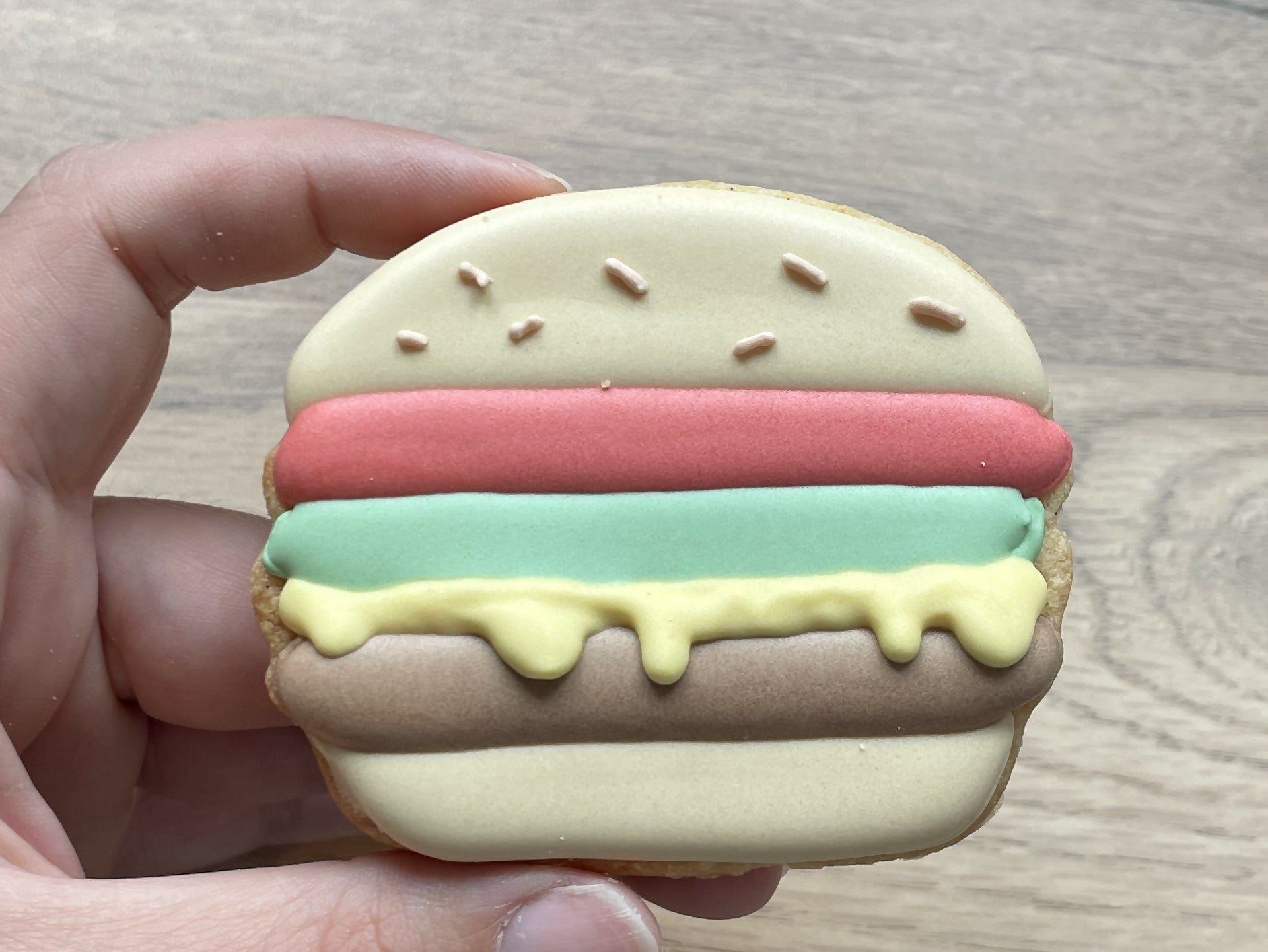 Burger - Biscuit décoré