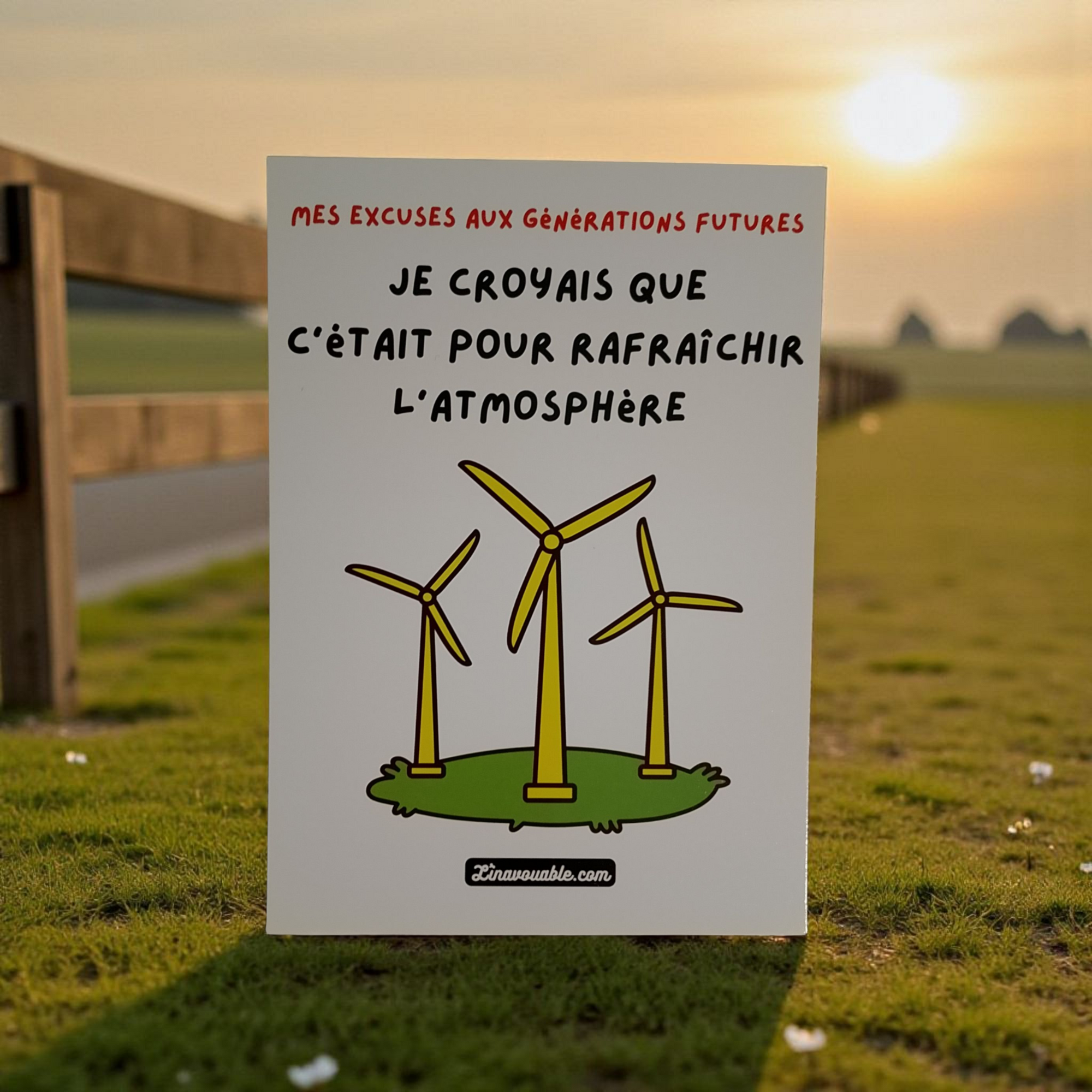 CARTE POSTALE "EOLIENNES"