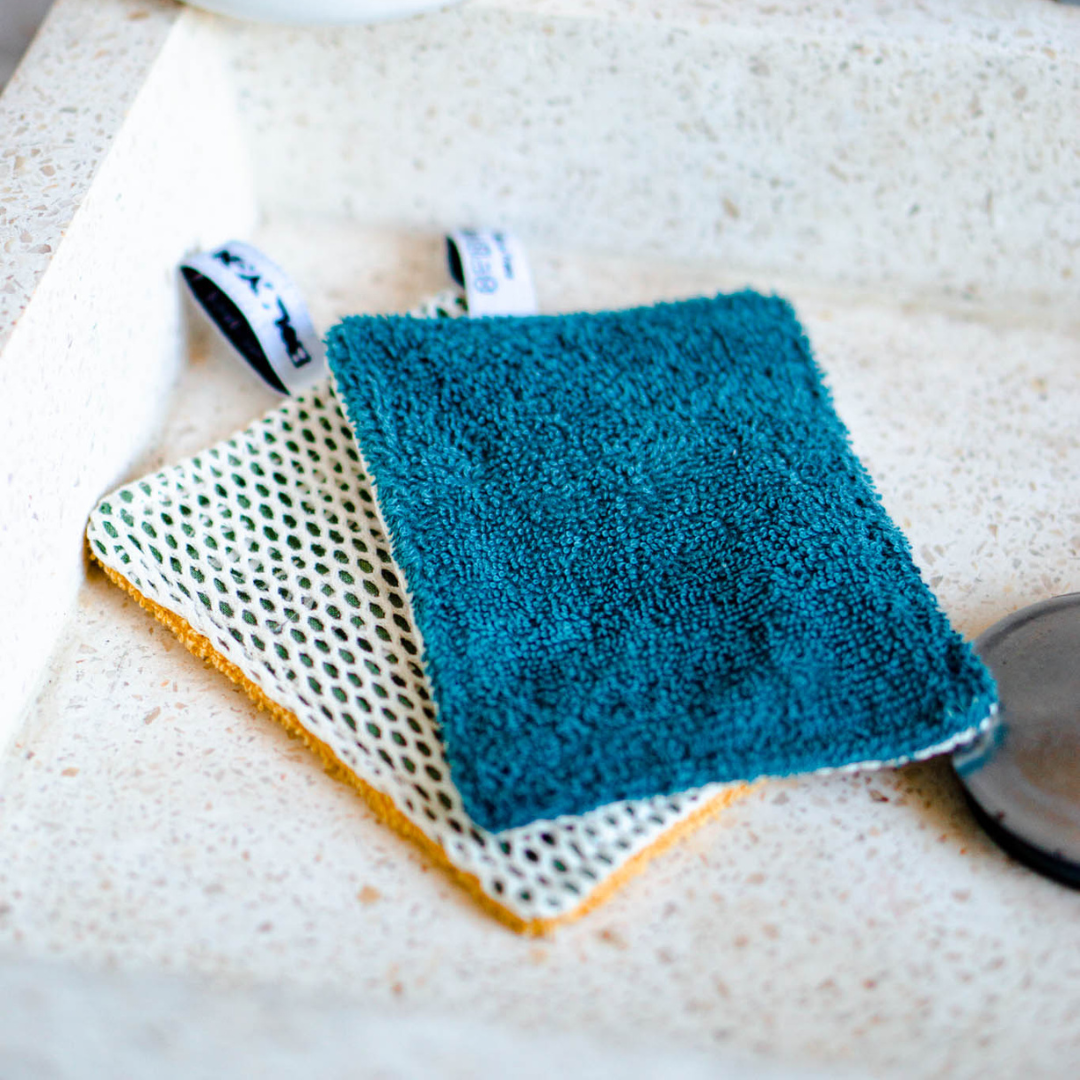 Kit de 4 grandes éponges de ménage