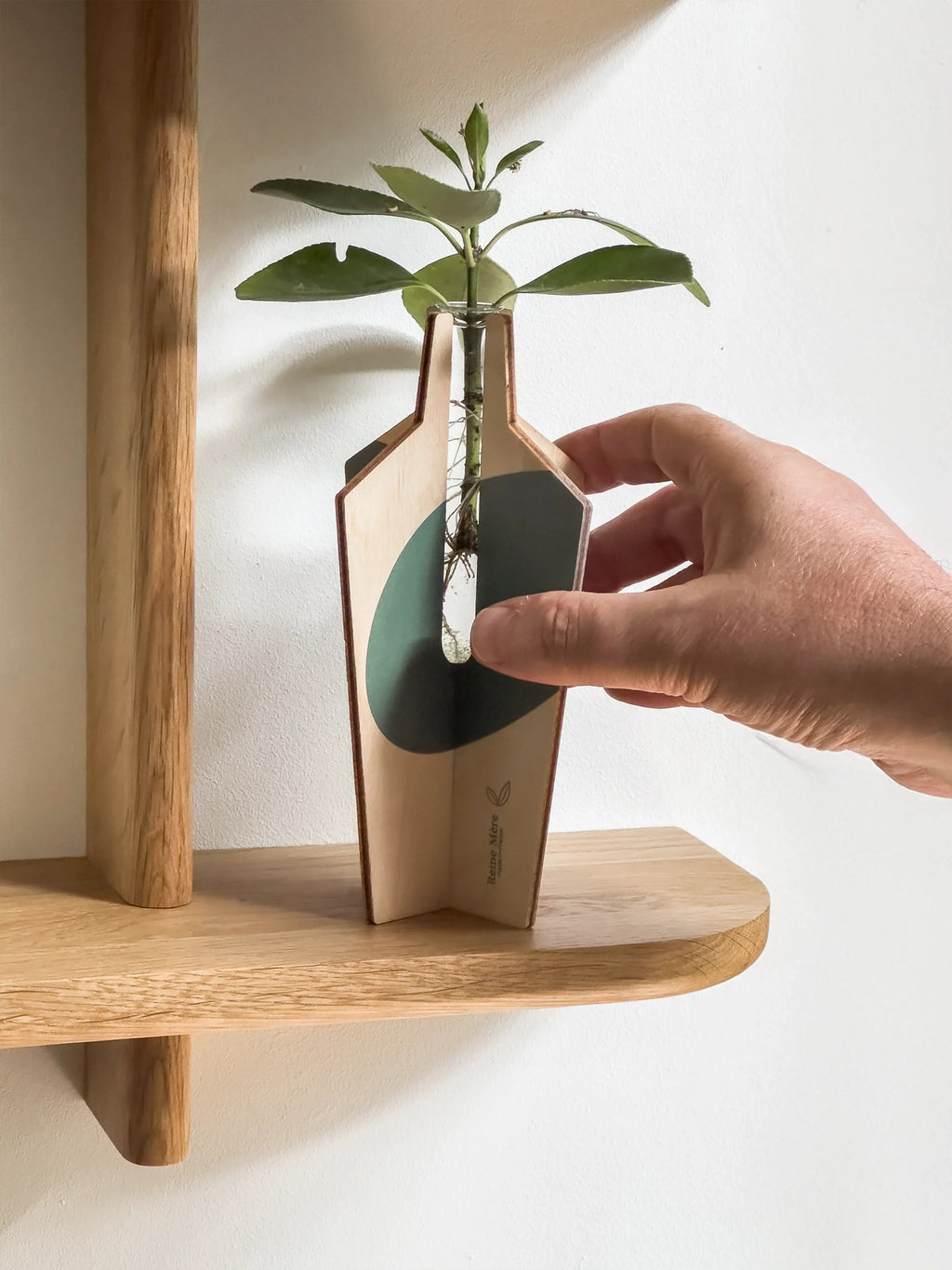 Petit & Grand Sentier - Étagères simples et doubles en chêne massif