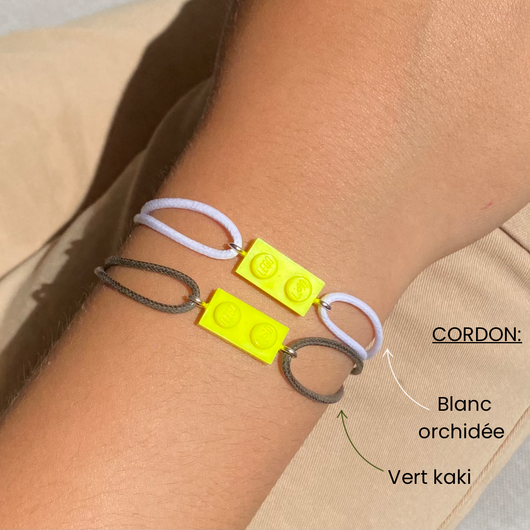 Bracelet avec cordon coton ajustable - Iconiques