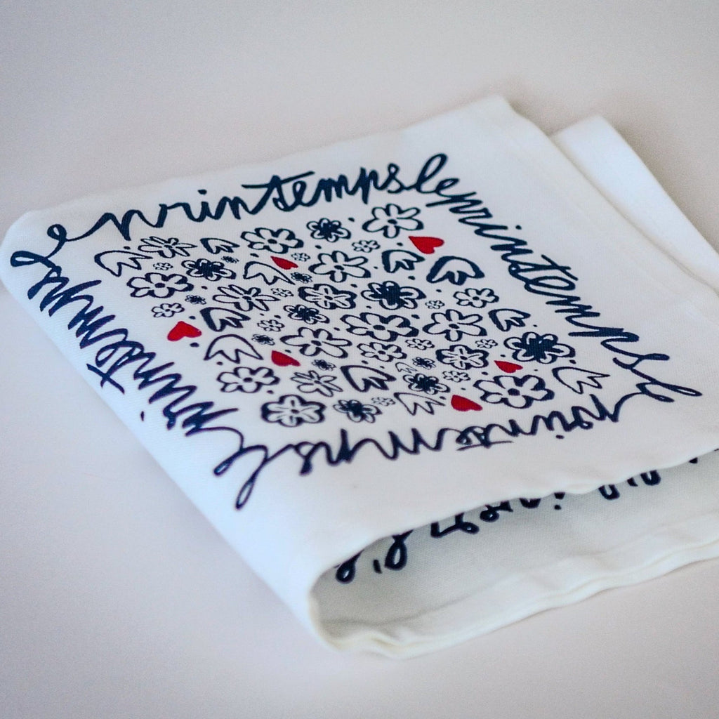 Coffret de 2 serviettes de table - La Serviette de Table - Linge de table - « Les 4 saisons »