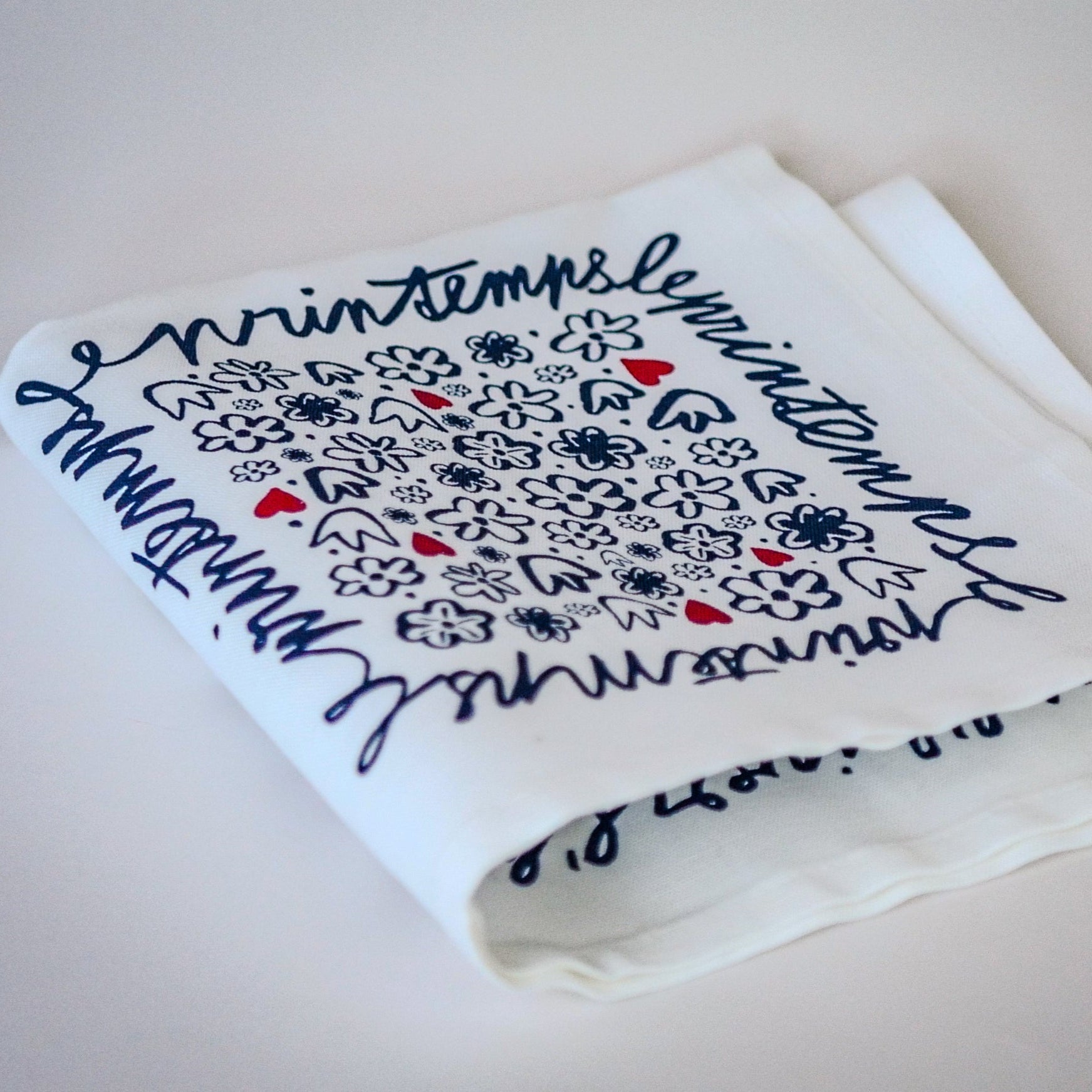 Coffret de 2 serviettes de table - La Serviette de Table - Linge de table - « Les 4 saisons »