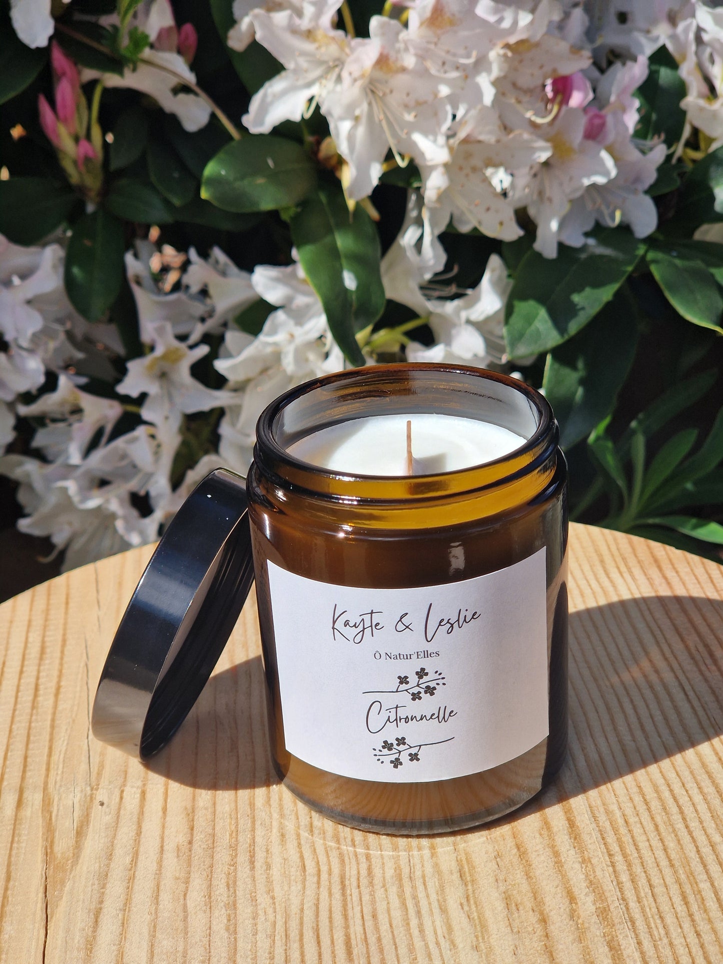 Bougie parfumée végétale "CITRONNELLE"