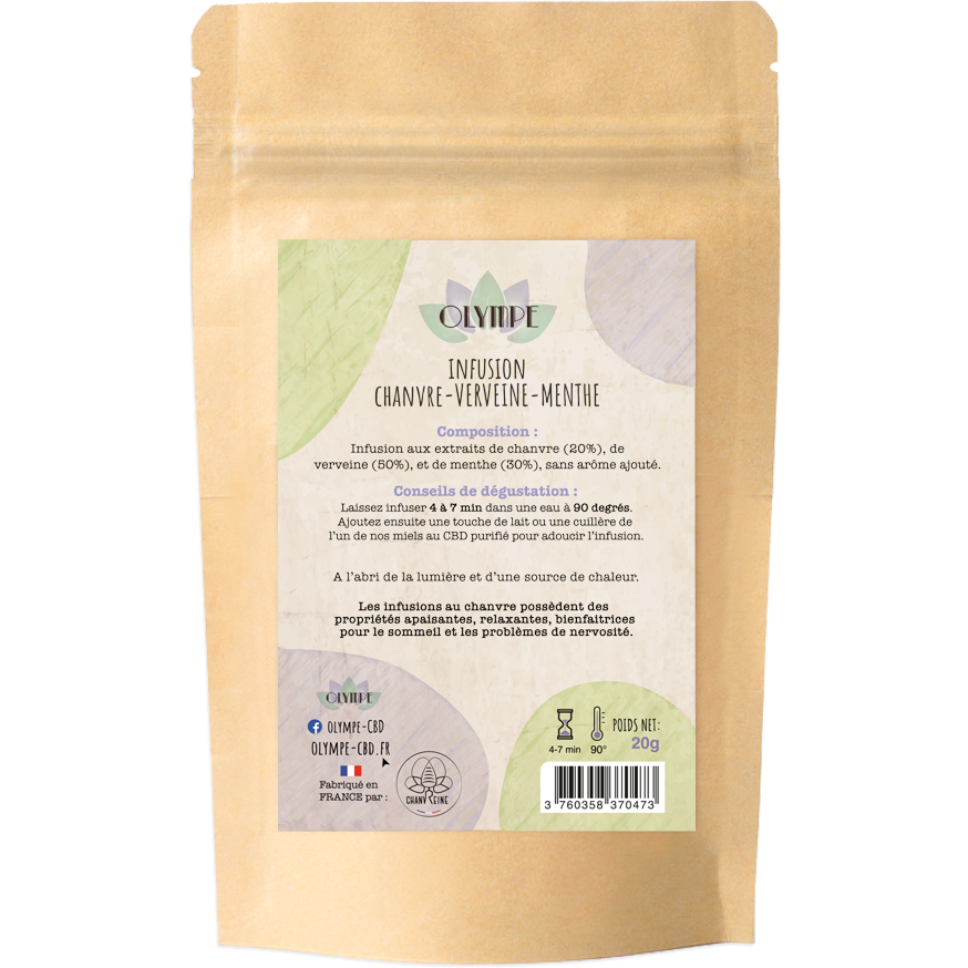 Infusion au chanvre naturelle