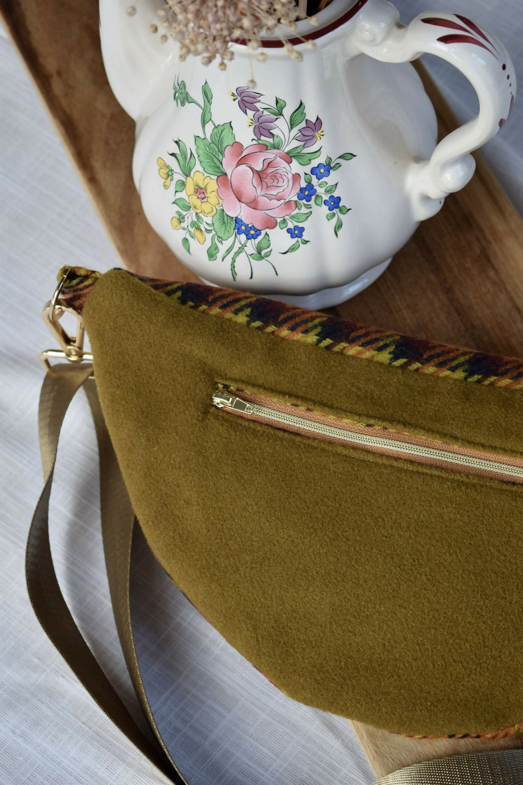banane-marron-tweed-carreau-coton-laine-carreaux-chic-ethique-artisanale-fait-main-tendance-upcycling-4
