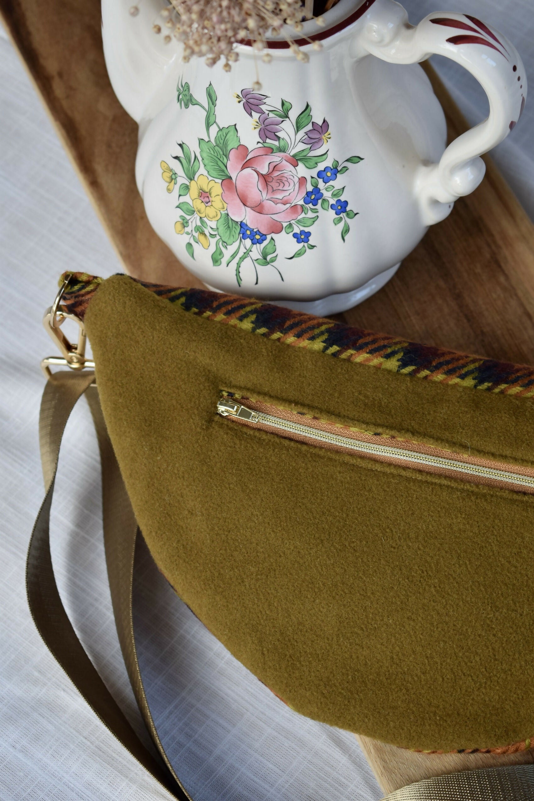 banane-marron-tweed-carreau-coton-laine-carreaux-chic-ethique-artisanale-fait-main-tendance-upcycling-4