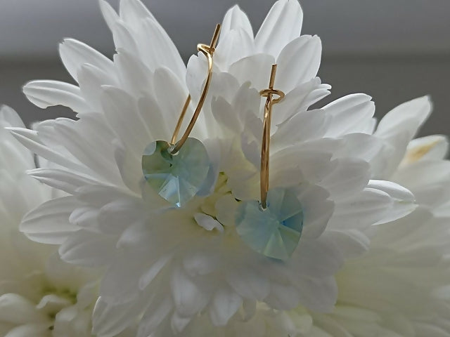 Coeur bleu clair