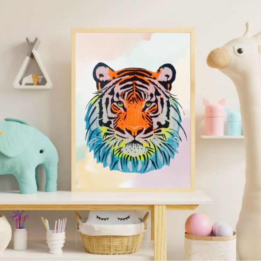 Set de 3 Pochoirs Tigre - Crée une Oeuvre Sauvage et Unique ! A4