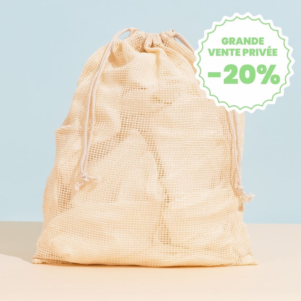 Filet de lavage en coton bio
