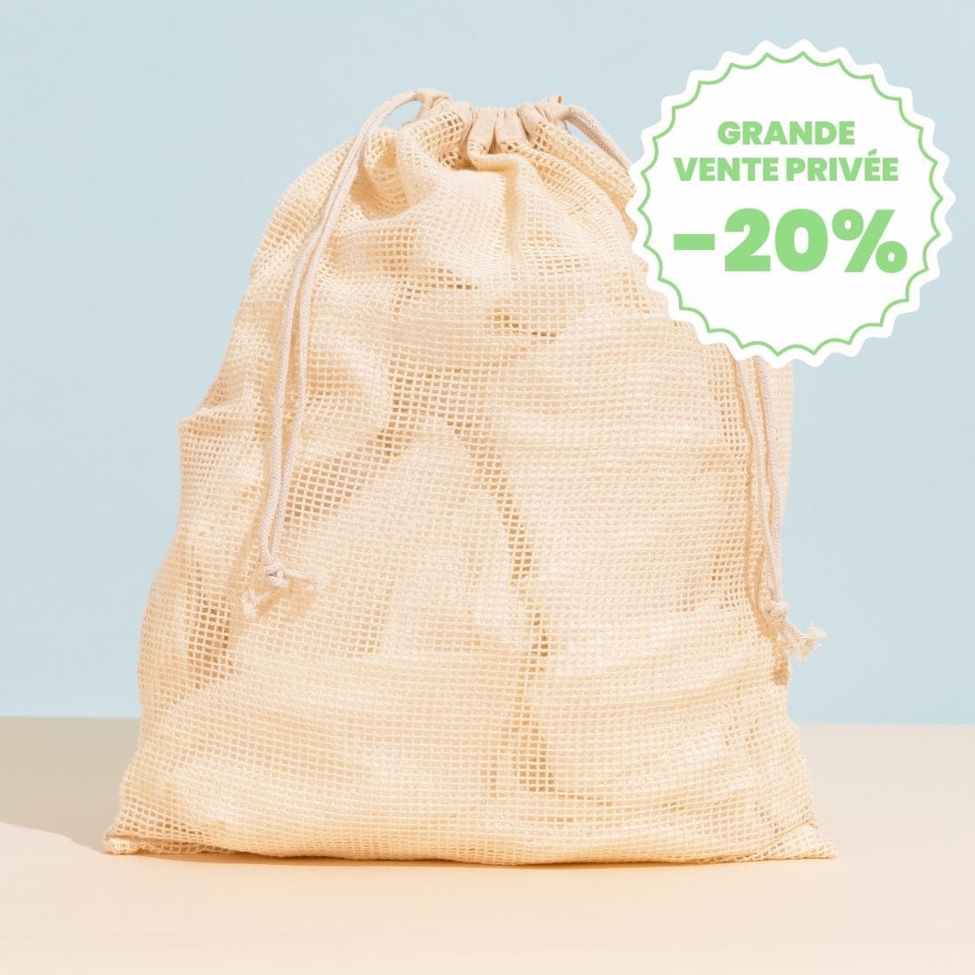 Filet de lavage en coton bio